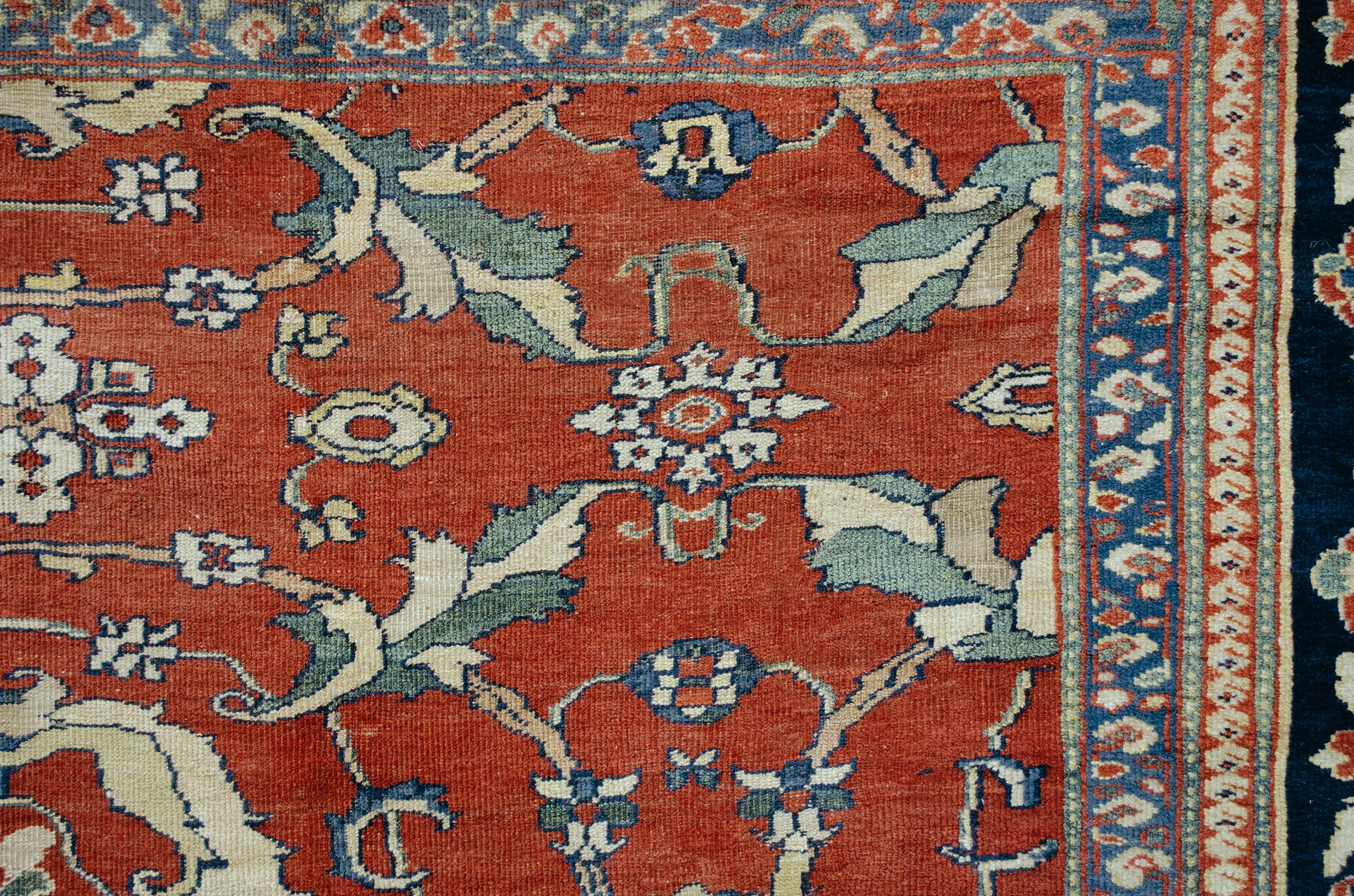 Hand-Woven Late 19th Century Fereghan Rug from West Persia For Sale