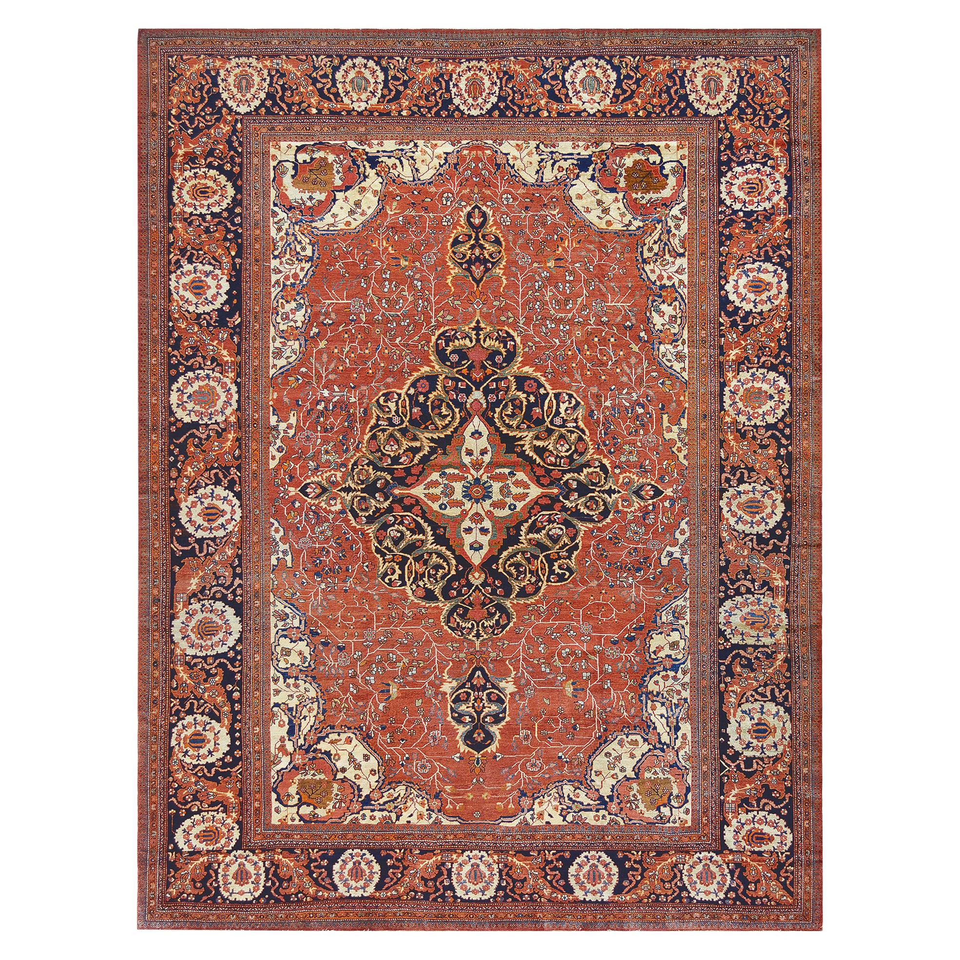 Fereghan-Teppich aus Westpersien aus dem späten 19. Jahrhundert