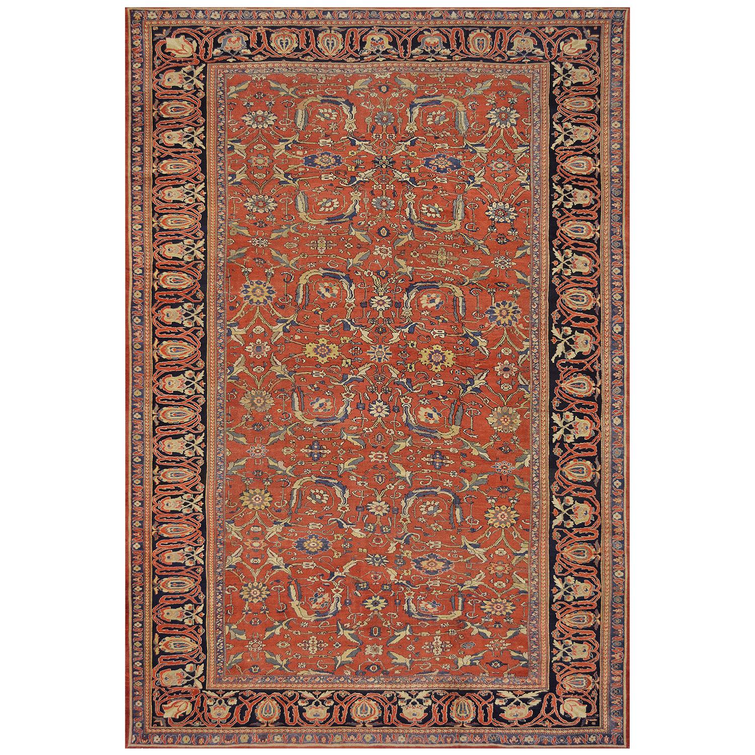 Late 19th Century Fereghan Rug from West Persia For Sale