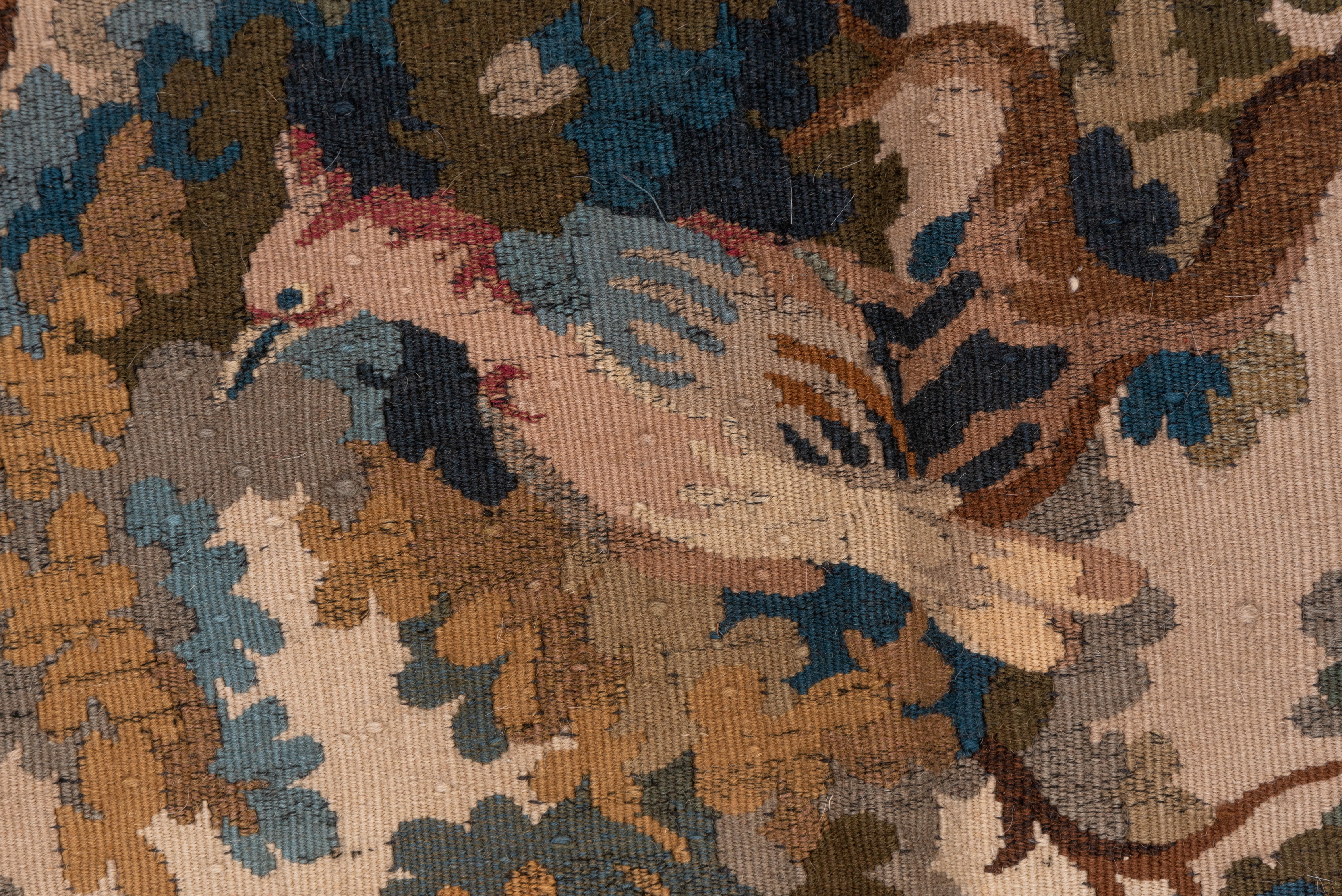Hand-Woven Late 19th Century Flemish Wool Tapestry, Circa 1890s For Sale