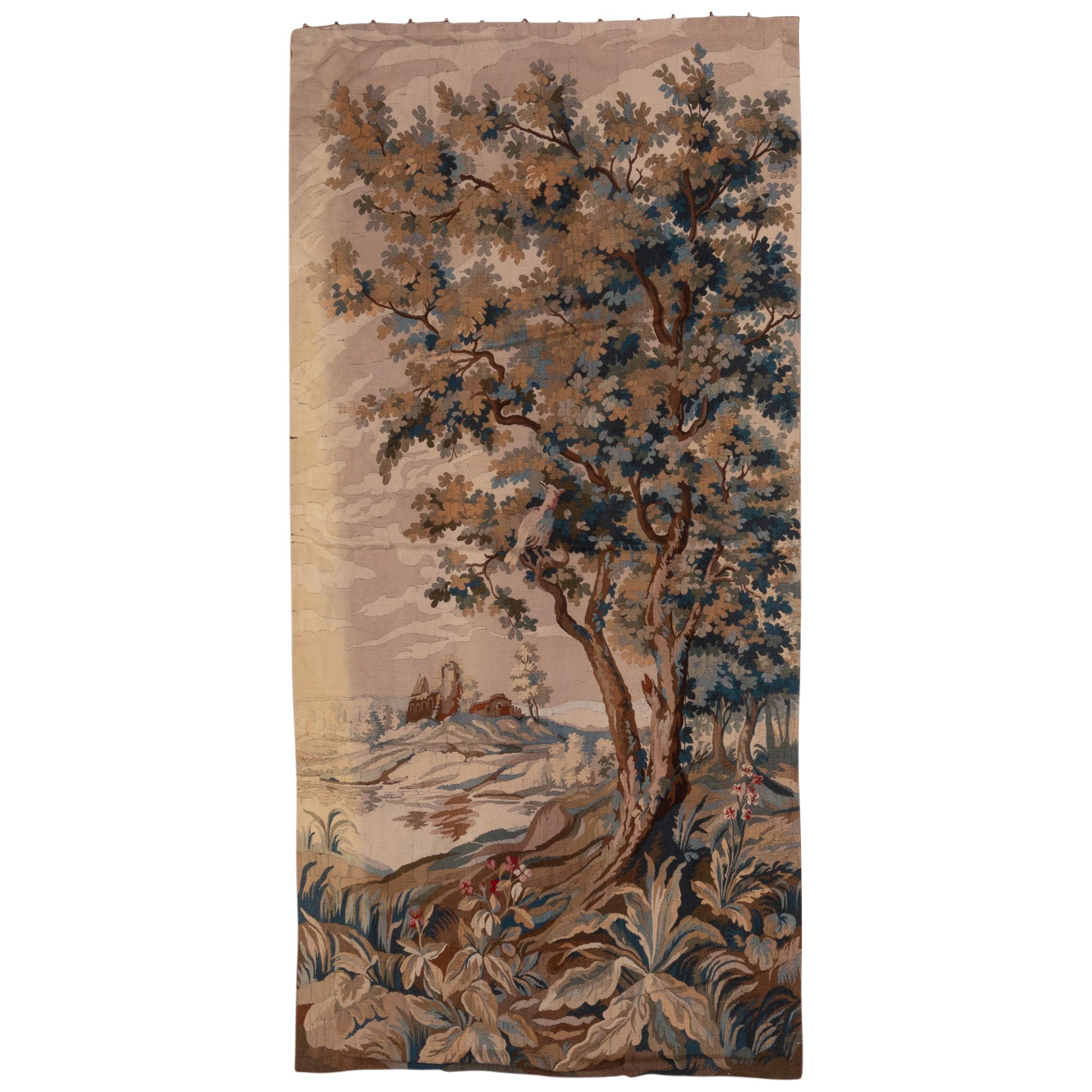 Late 19th Century Flemish Wool Tapestry, Circa 1890s
