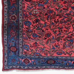 Late 19th century Floral Design Wool Antique Rug