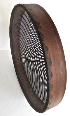 Late 19th  Century Flour Sifter; American (Unique Oversized 30" Diameter)