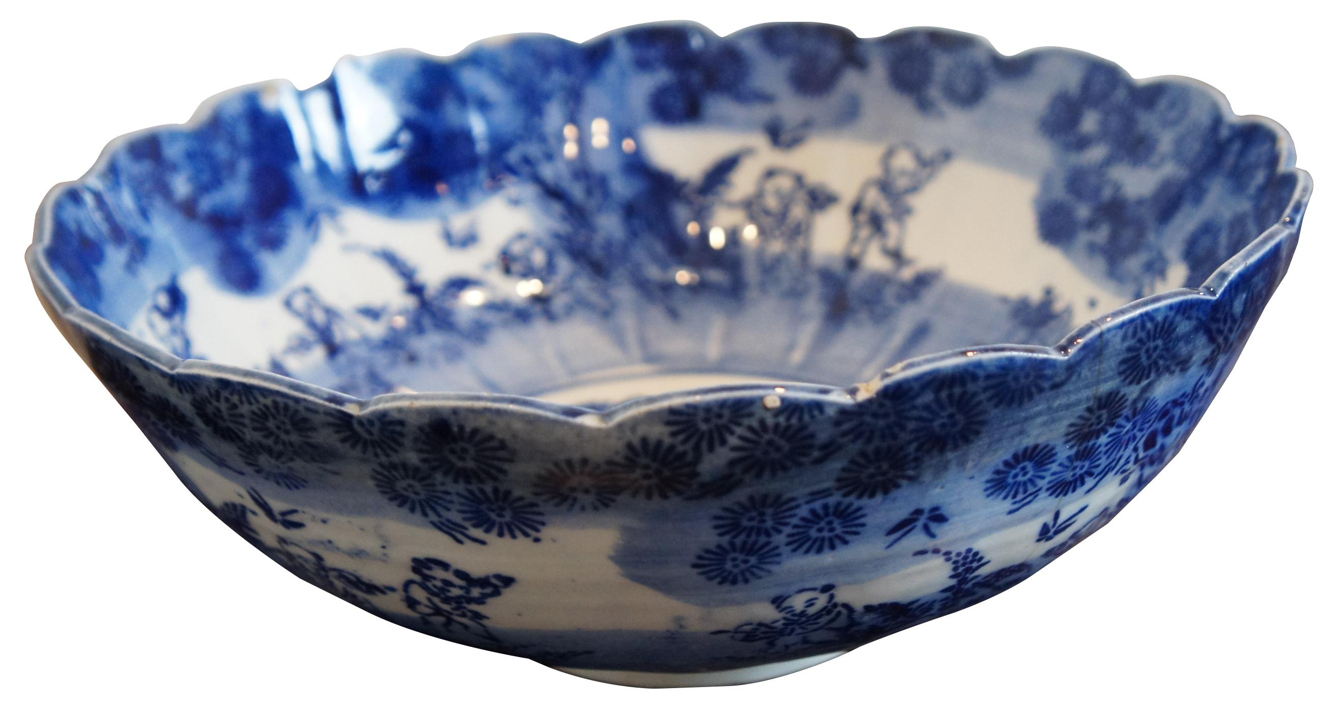 flow blue bowl