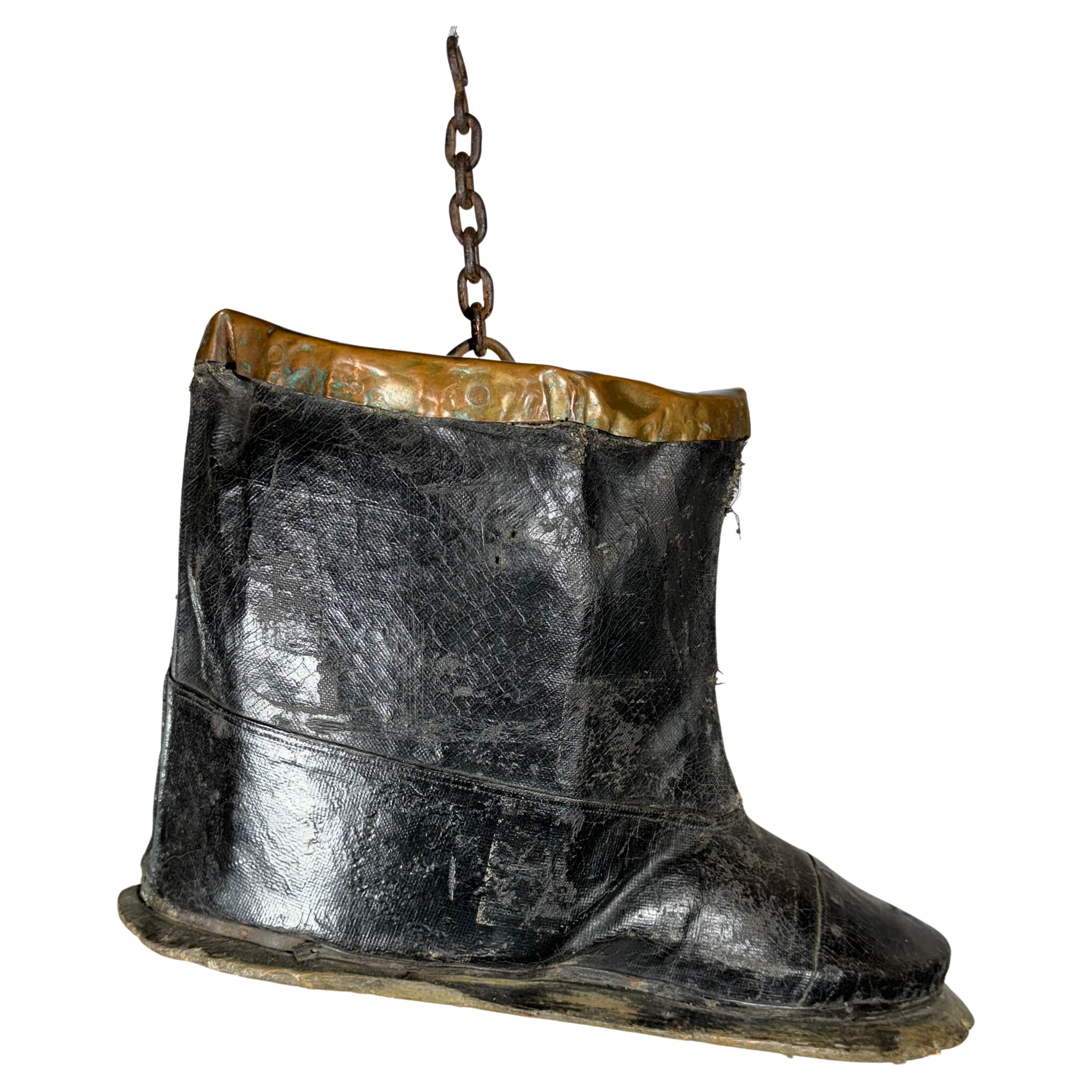 Mostra commerciale del calzolaio "BOOT" della fine del XIX secolo  Segno / Scultura