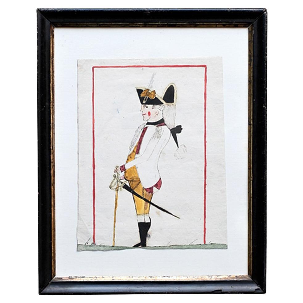 Quadro d'arte popolare francese della fine del XIX secolo