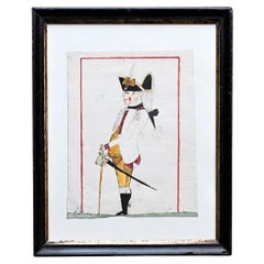 Quadro d'arte popolare francese della fine del XIX secolo