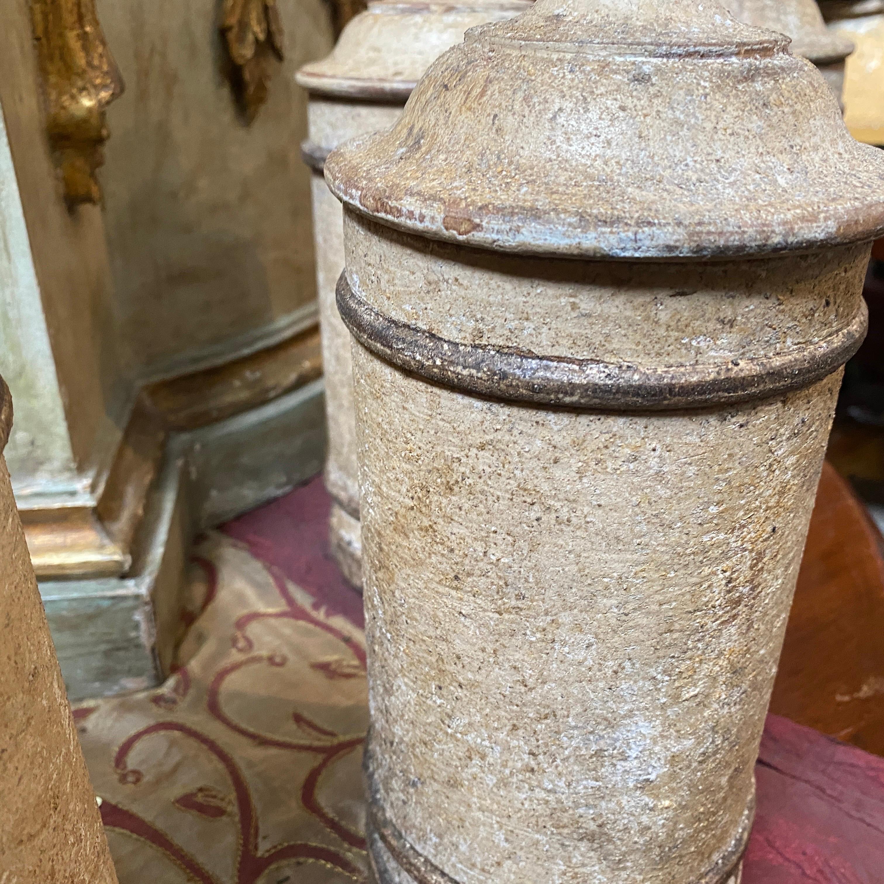 Late 19th Century Lacquered Wood Florentine Apothecary Jars 1