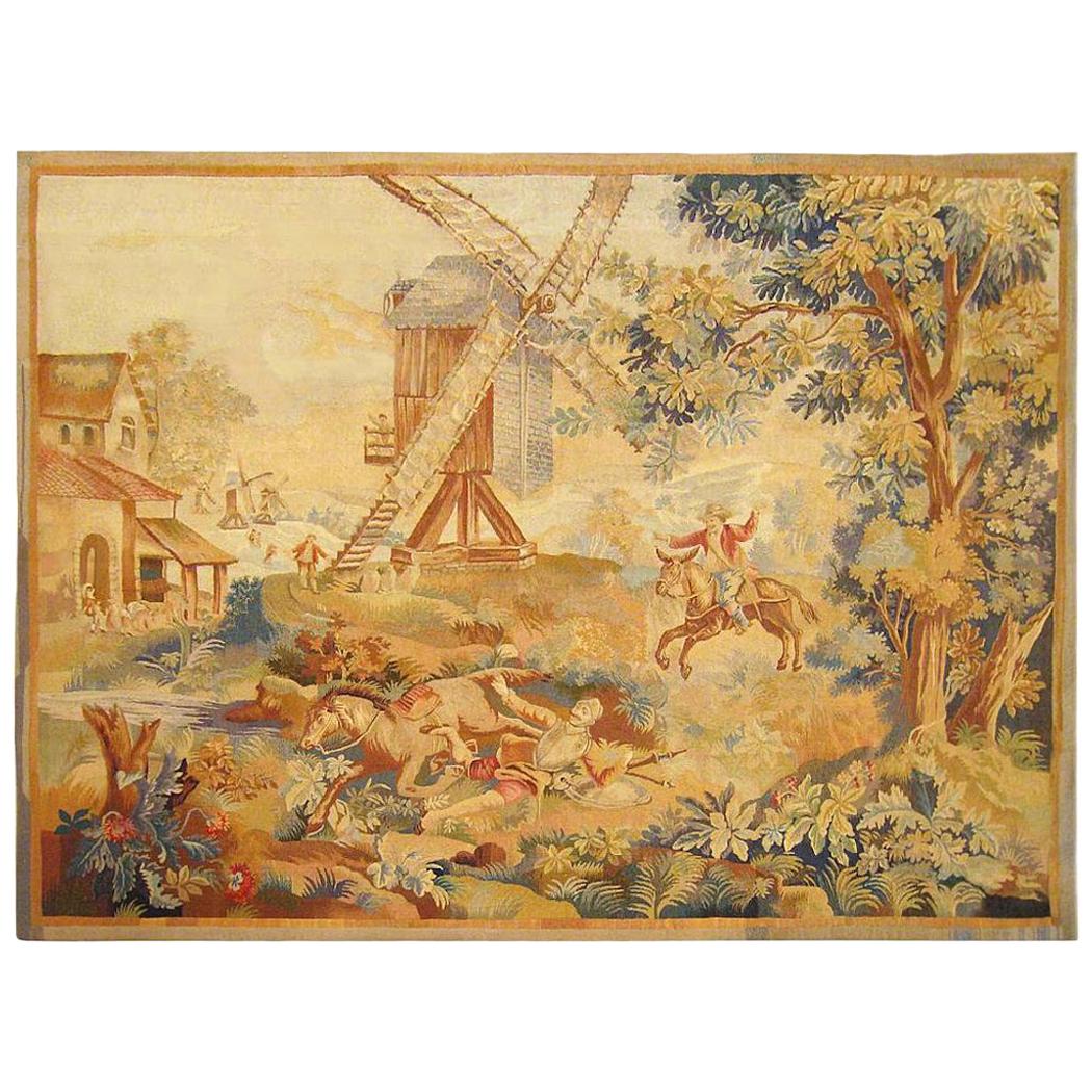 Late 19th Century French Allegorical Tapestry For Sale