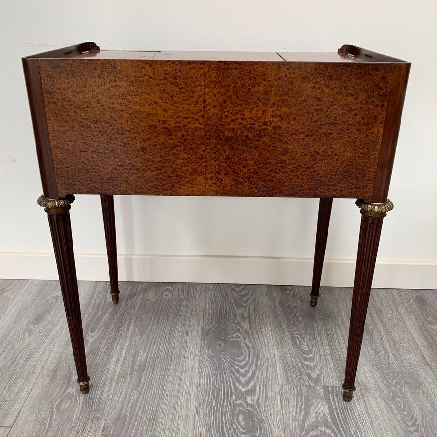 Late 19th Century French Amboyna Writing Table or Sofa Table 3