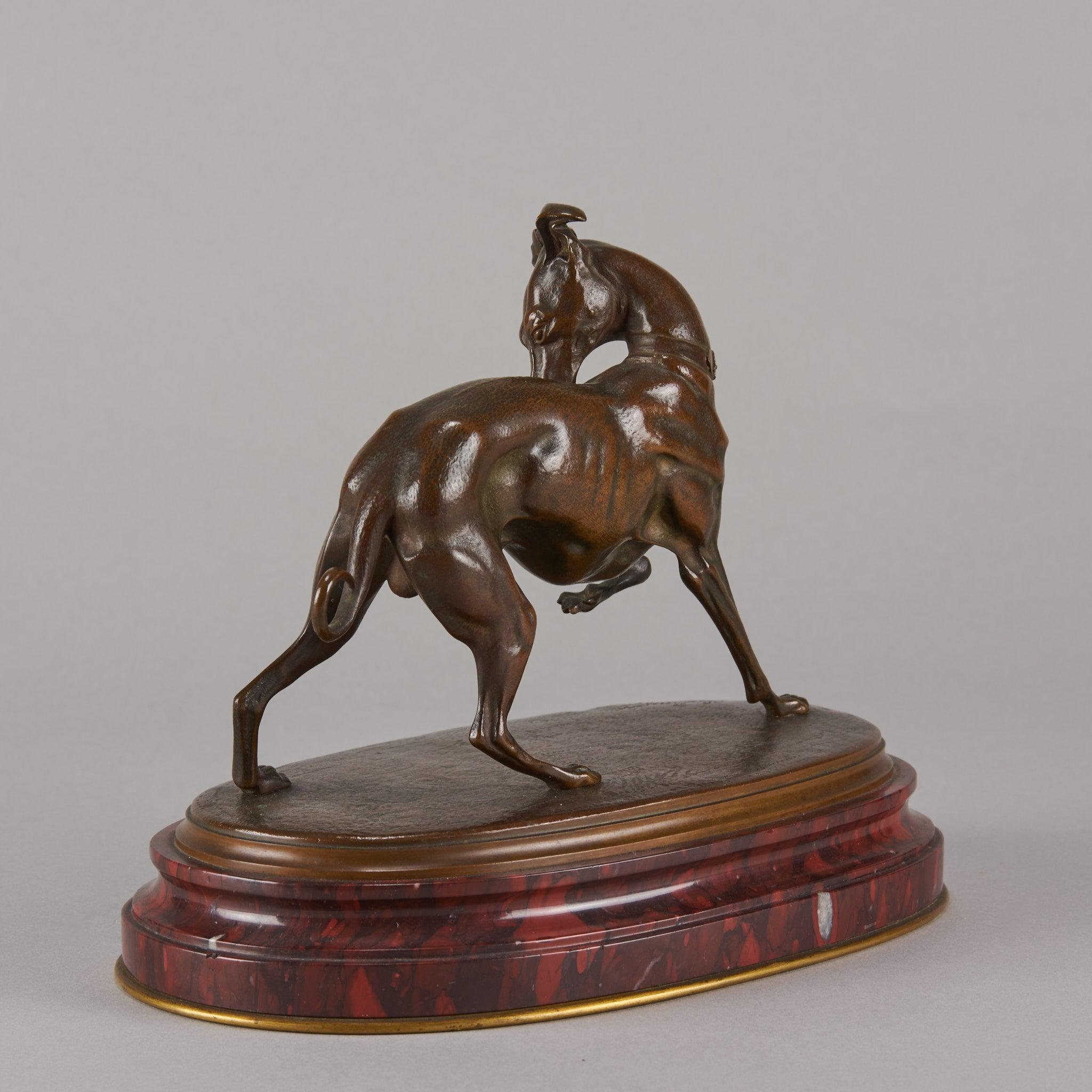 Cast Late-19th Century French Animalier Bronze Entitled 