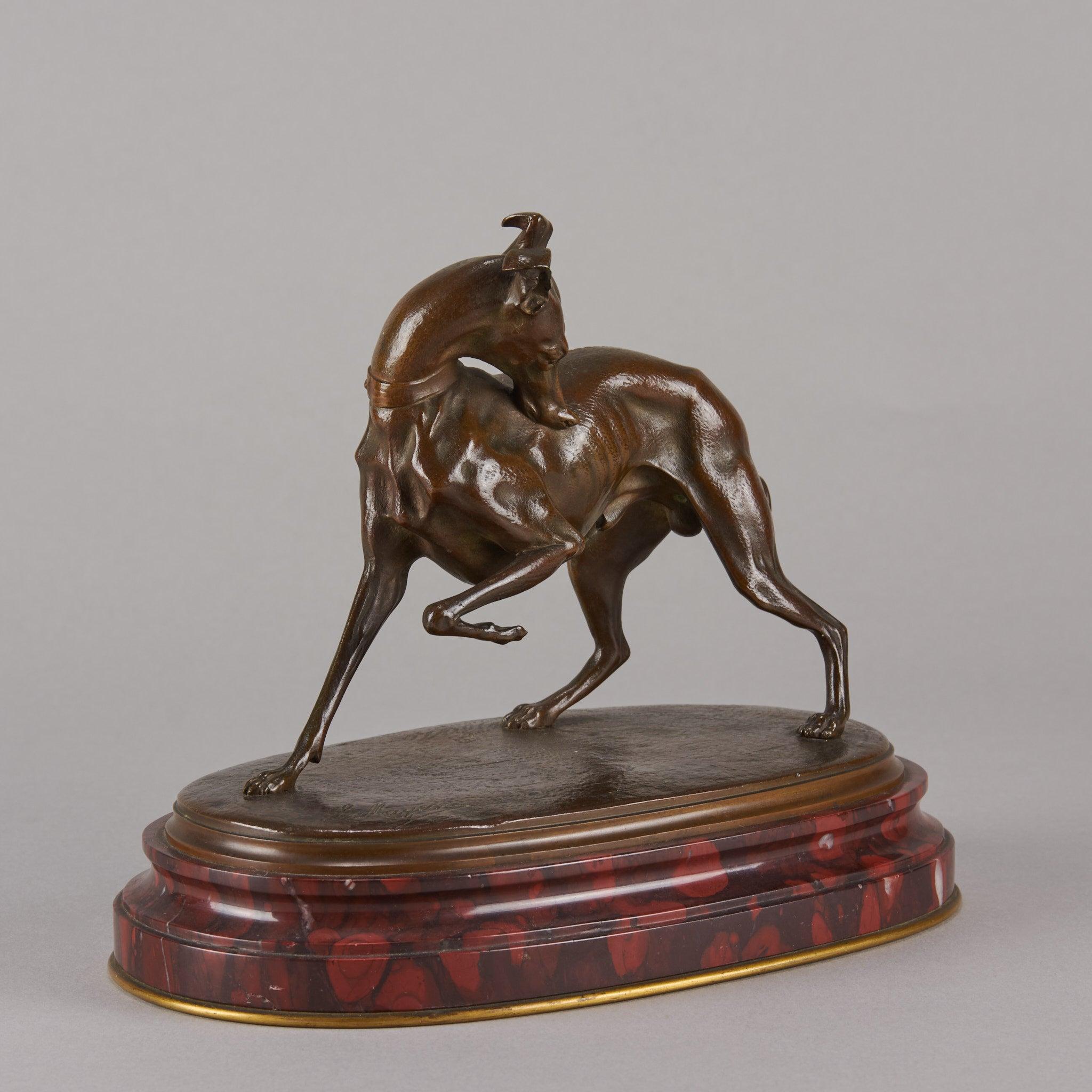 Art nouveau Bronze animalier français de la fin du XIXe siècle intitulé 