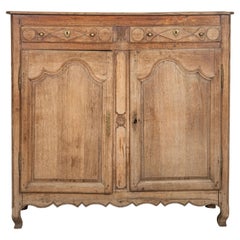 Late 19th Century French Antique Oak Buffet Cabinet