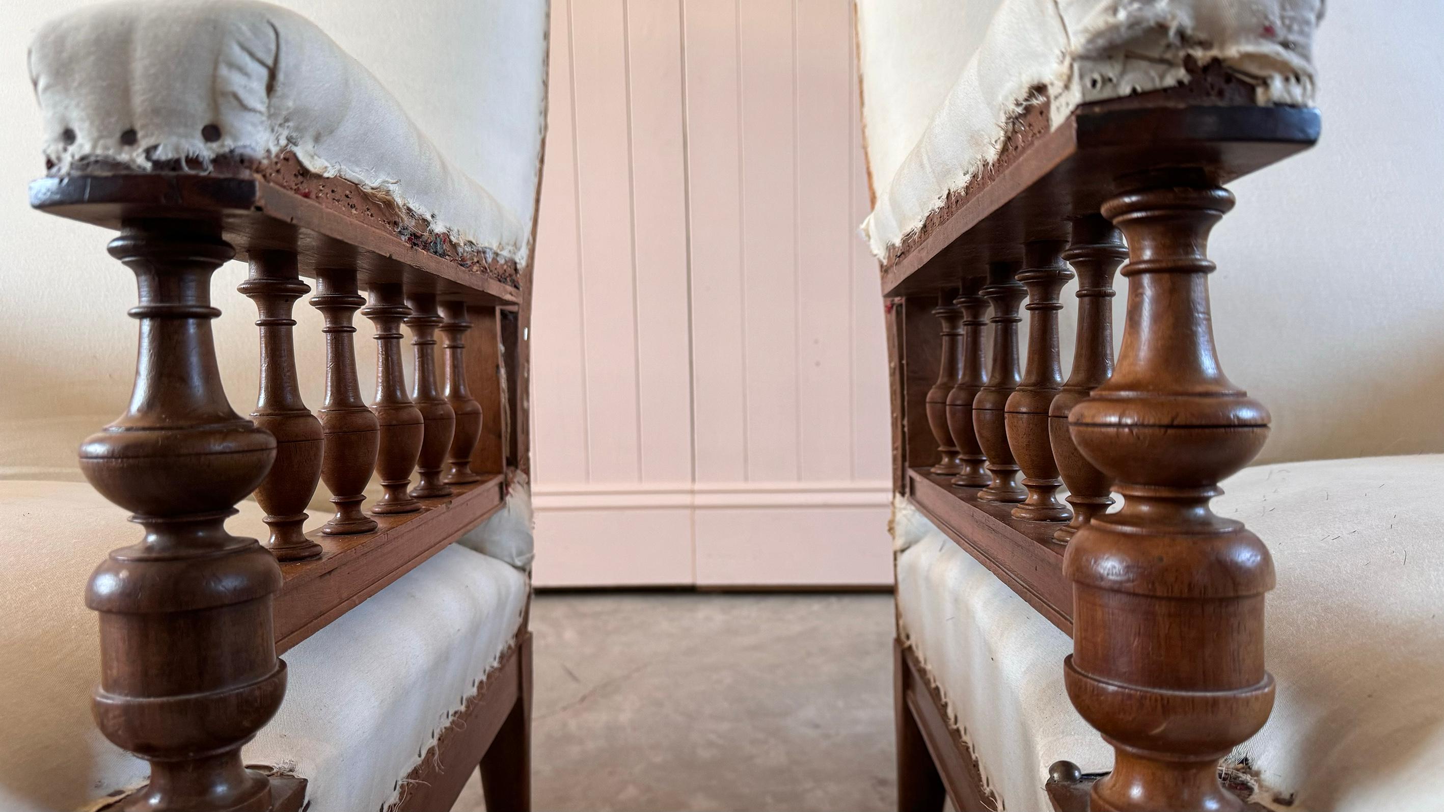 French Provincial Late 19th Century French Armchair For Sale