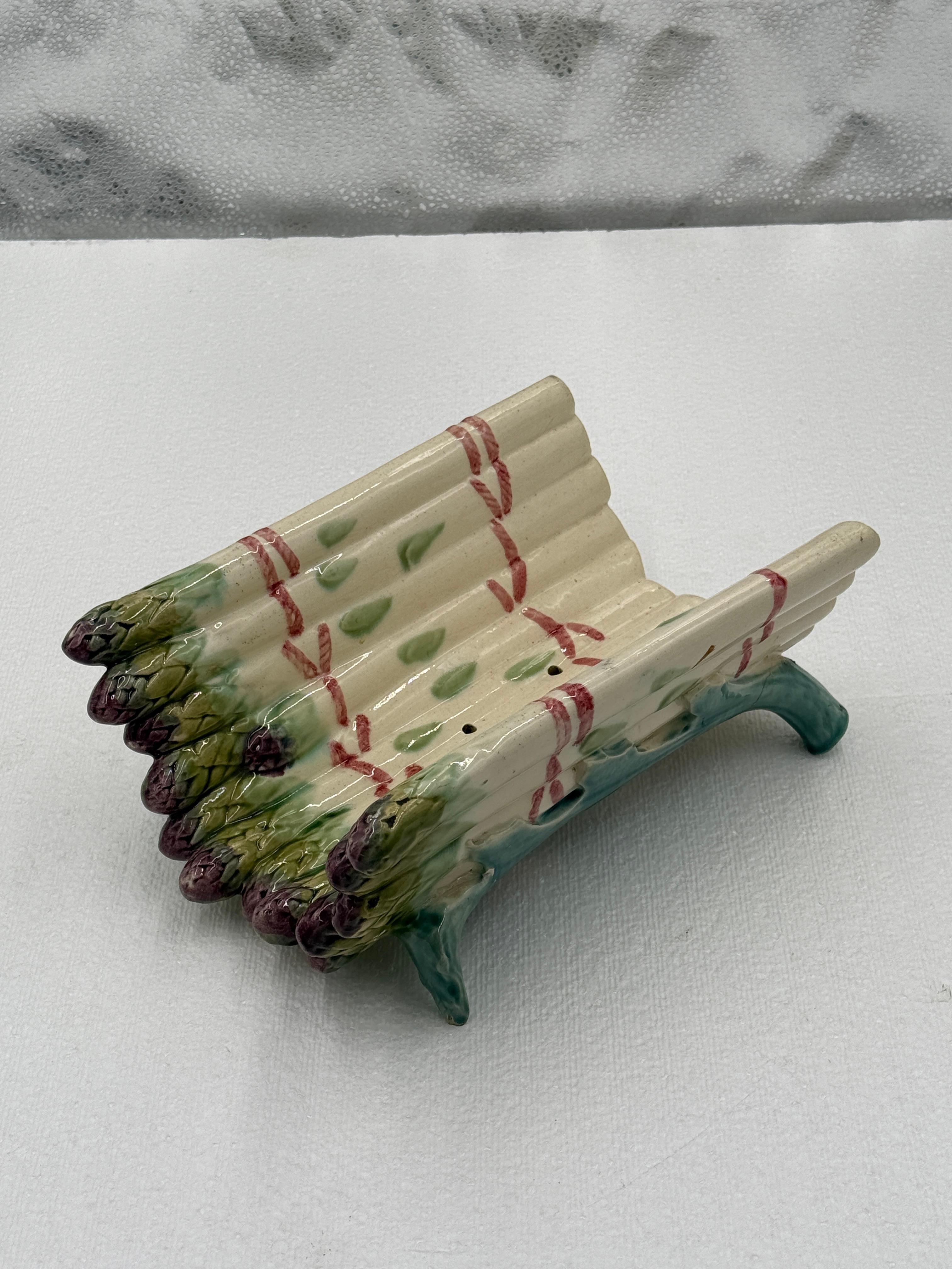 Français Assiette à asperges française de la fin du 19e siècle en vente