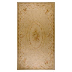 Tapis d'Aubusson français de la fin du XIXe siècle (34,45 x 447 cm)