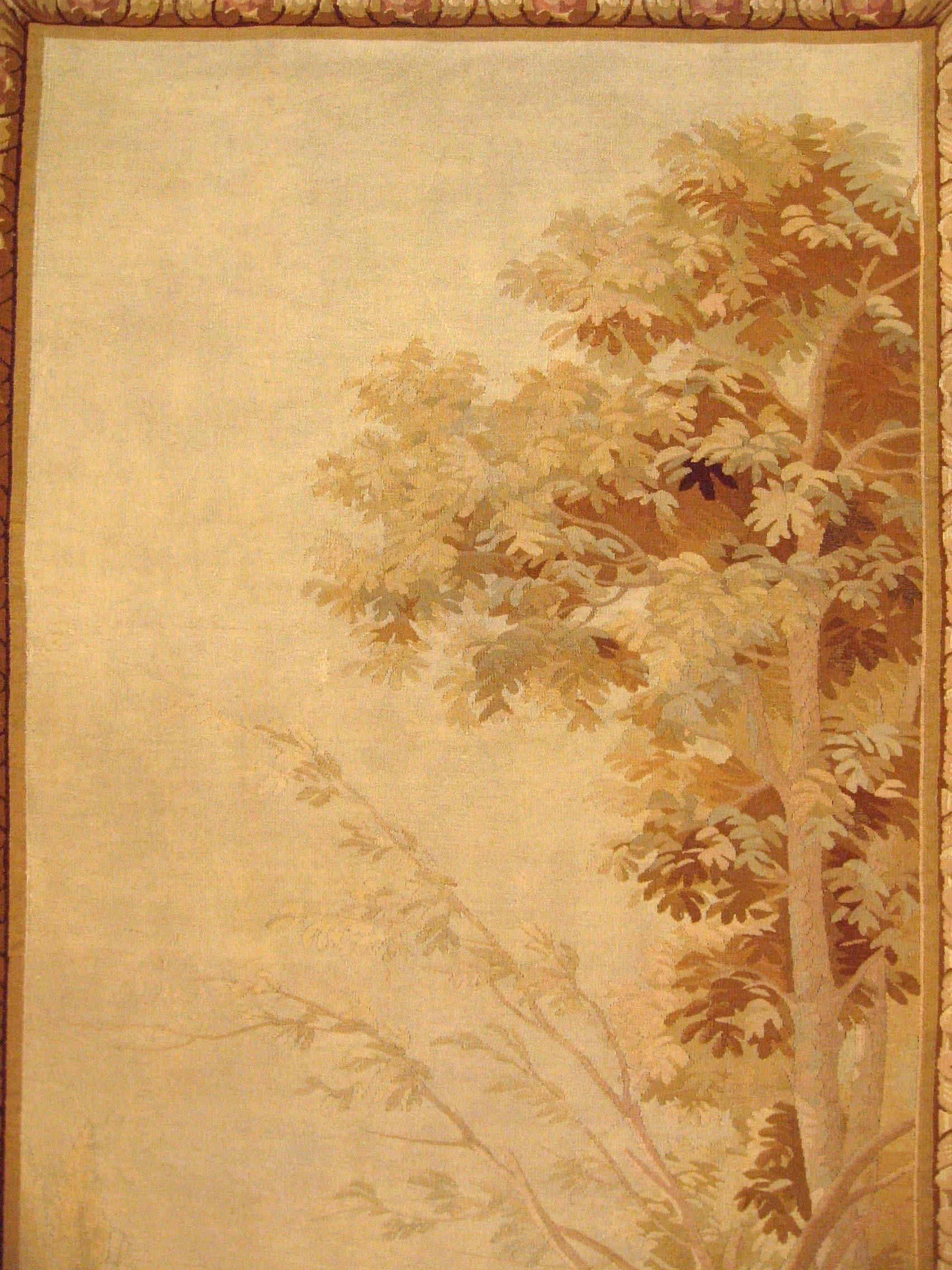 Französischer Aubusson-Wandteppich des späten 19. Jahrhunderts (Wolle) im Angebot