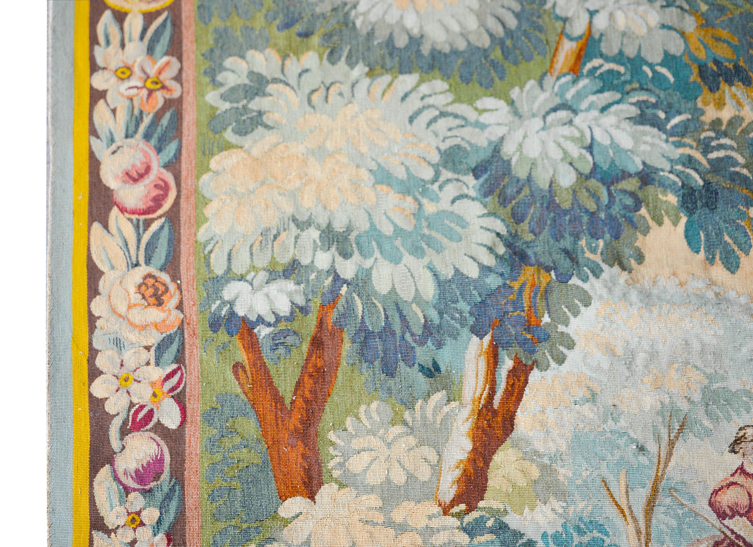 Late 19th Century French Aubusson Tapestry For Sale 1