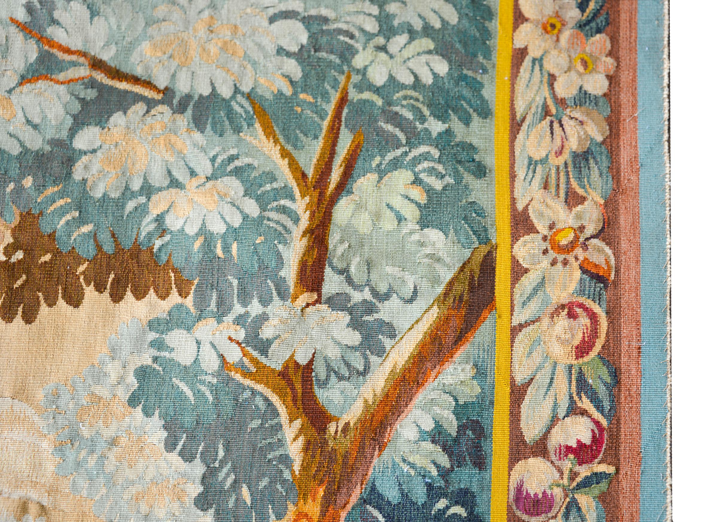 Französischer Aubusson-Wandteppich aus dem späten 19. Jahrhundert im Angebot 2