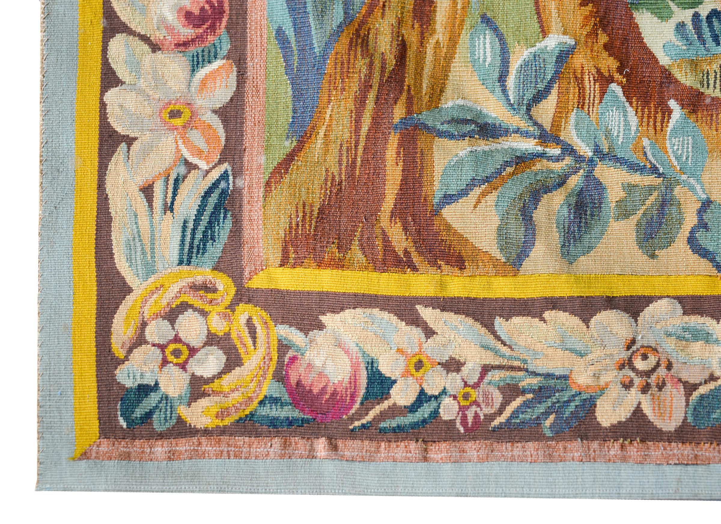Late 19th Century French Aubusson Tapestry For Sale 4
