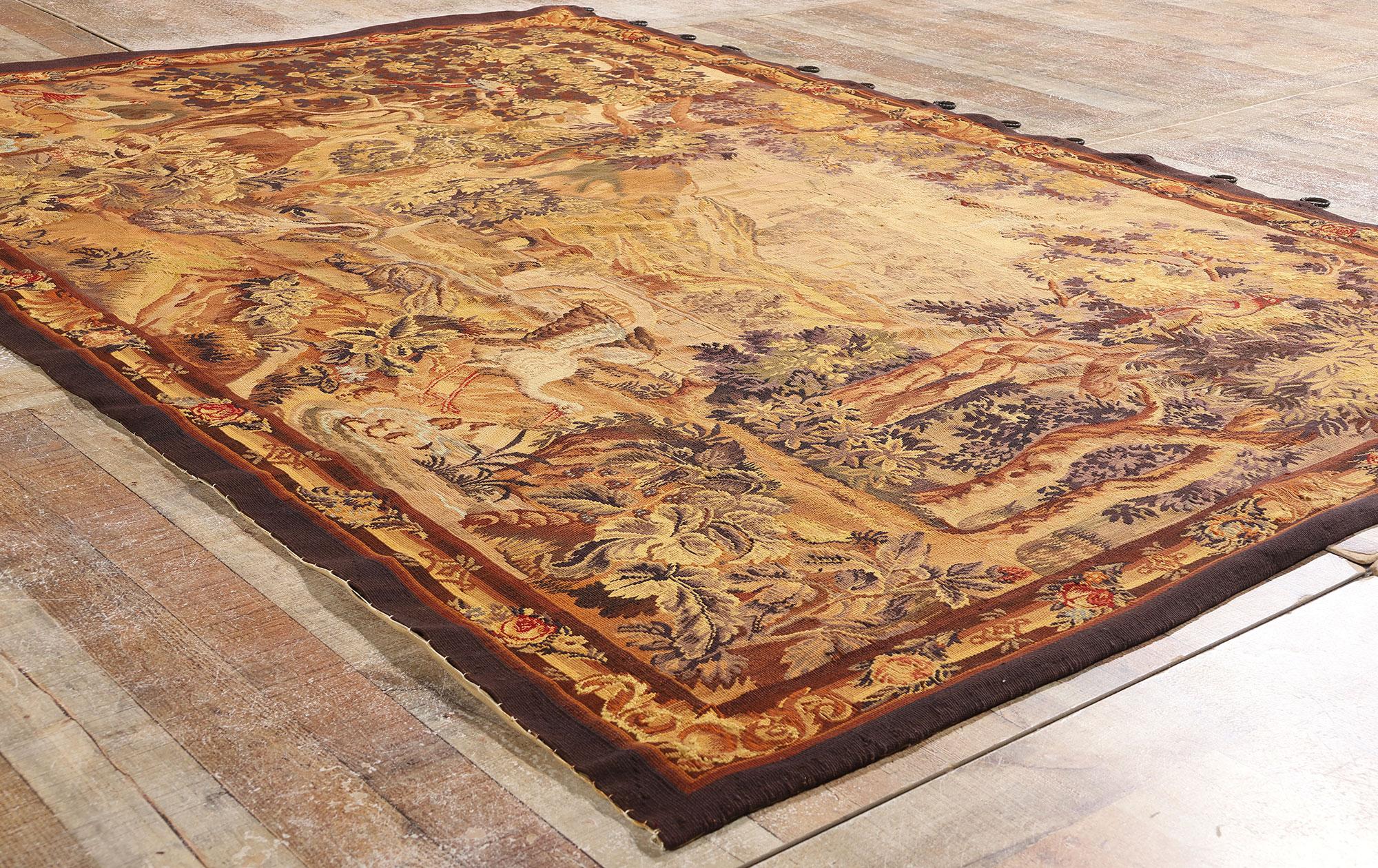 Arazzo Aubusson Verdure francese della fine del XIX secolo in stile Luigi XVI Revival in vendita 1