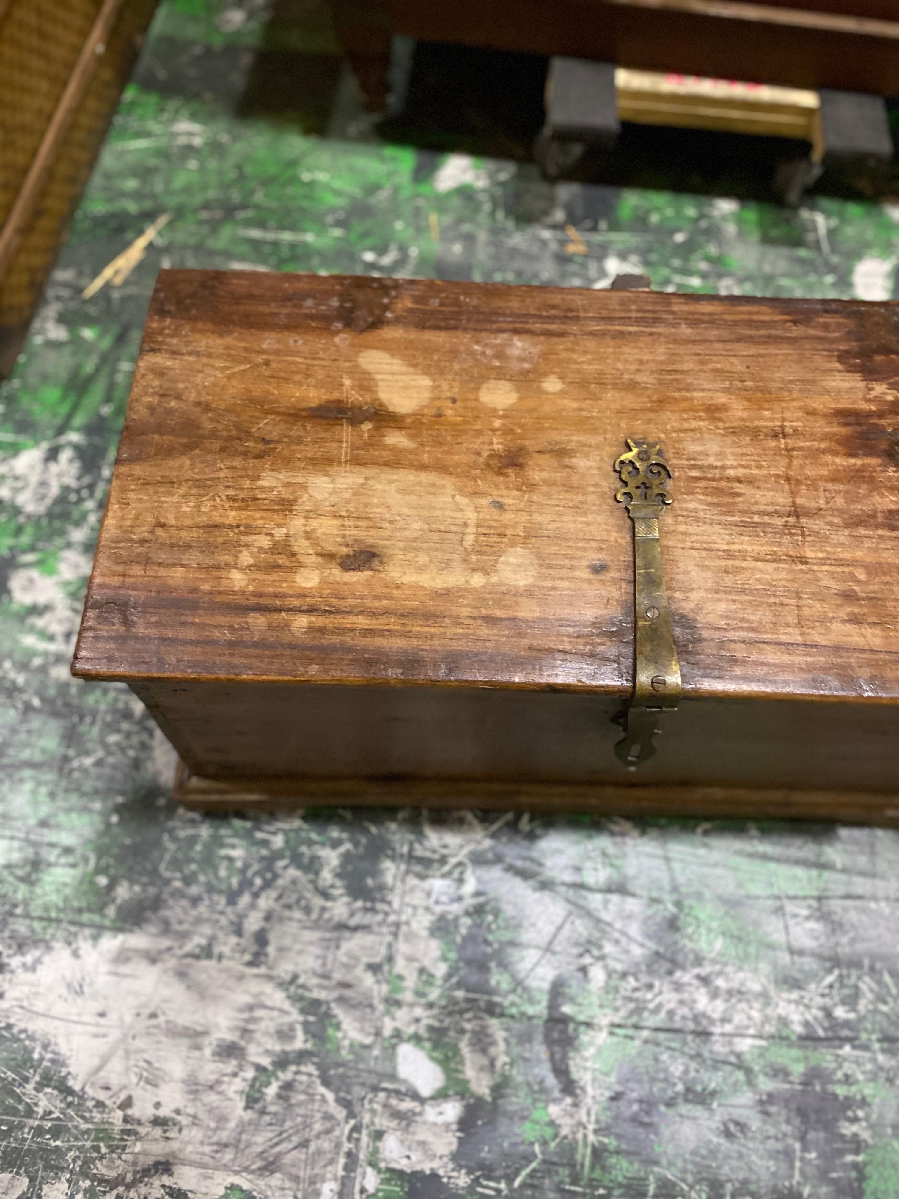 Late 19th Century French Bible Box, Trunk, Blanket Chest For Sale 8