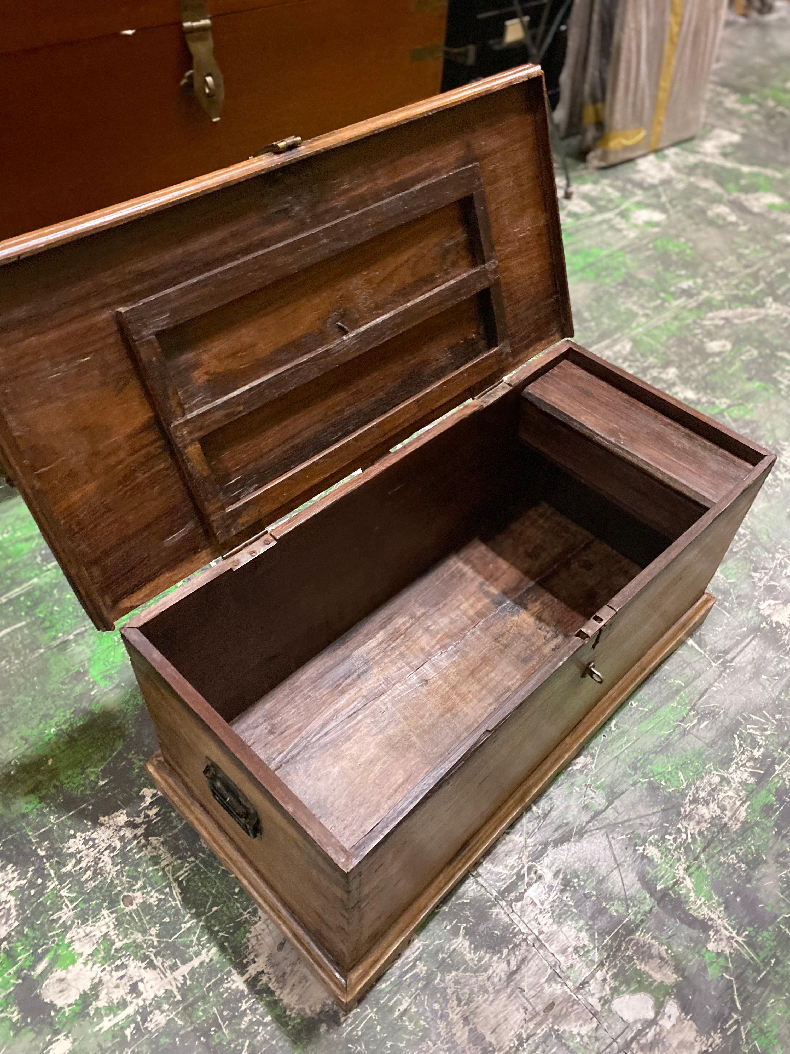 Late 19th Century French Bible Box, Trunk, Blanket Chest For Sale 9