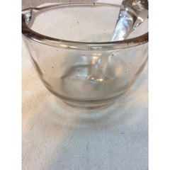Late 19th Century French Blown Glass Mortar and Pestle