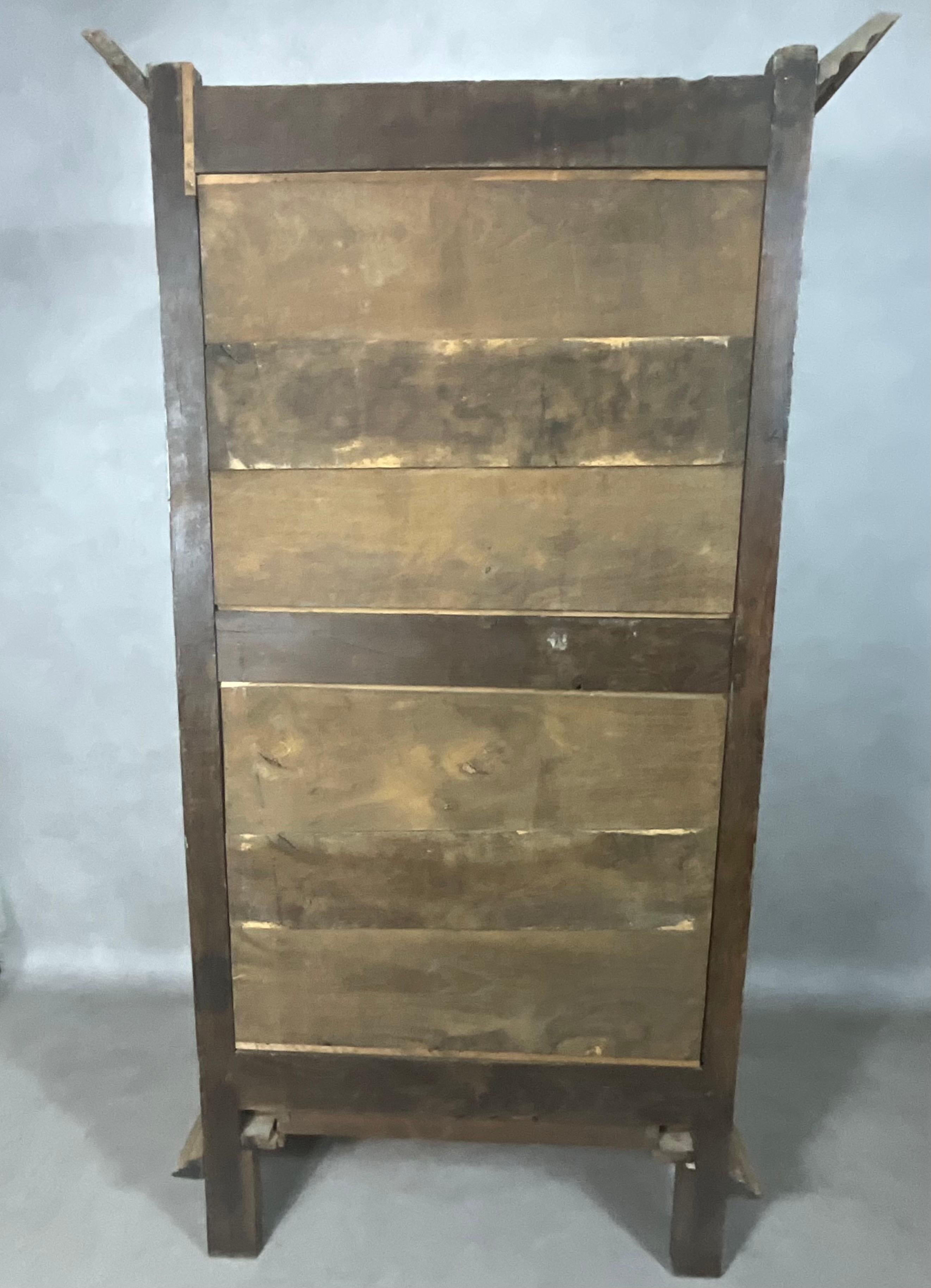 French Bonnetiere cherry storage cabinet For Sale 2
