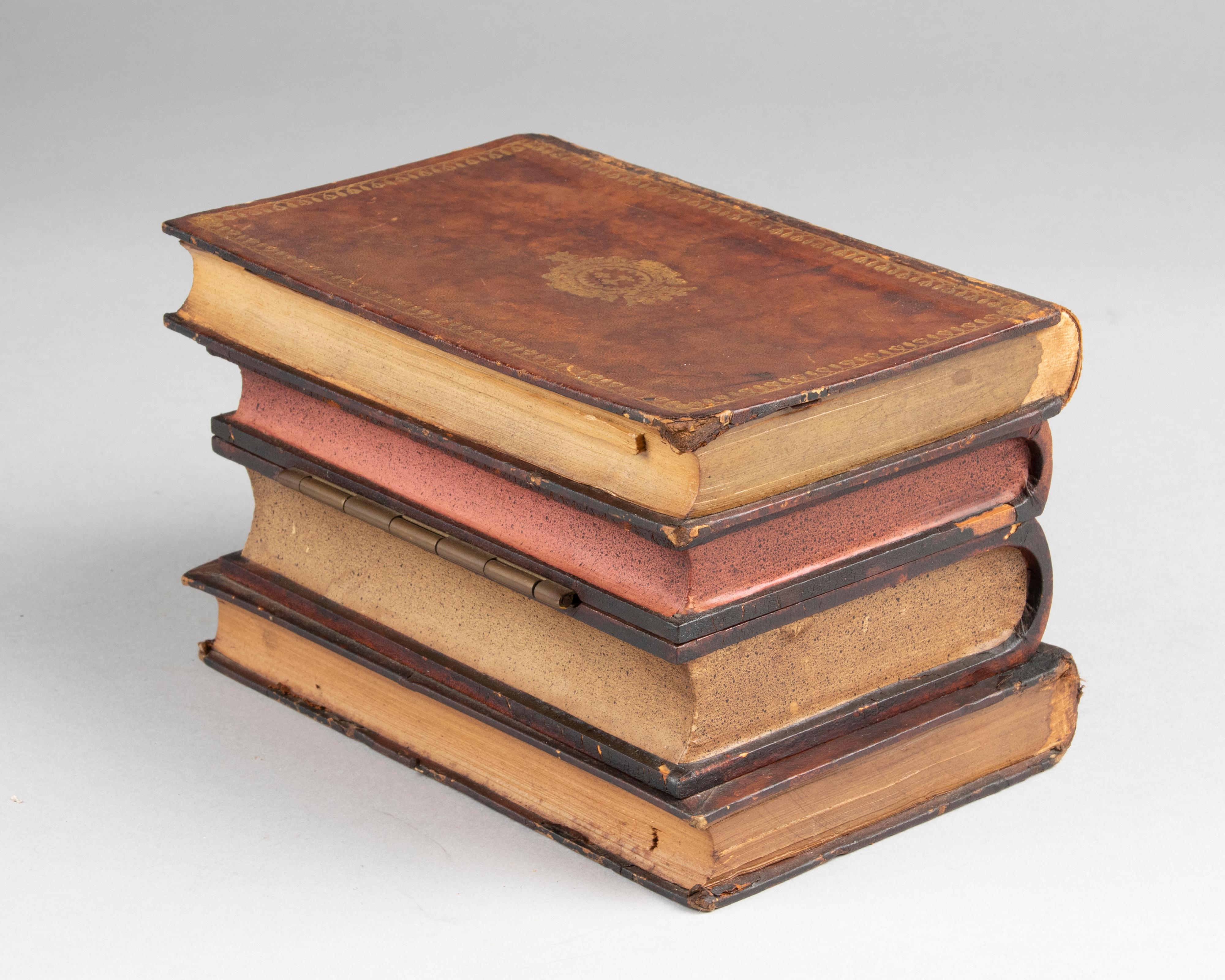 Late 19th Century French Book Shaped Liquor Cabinet 