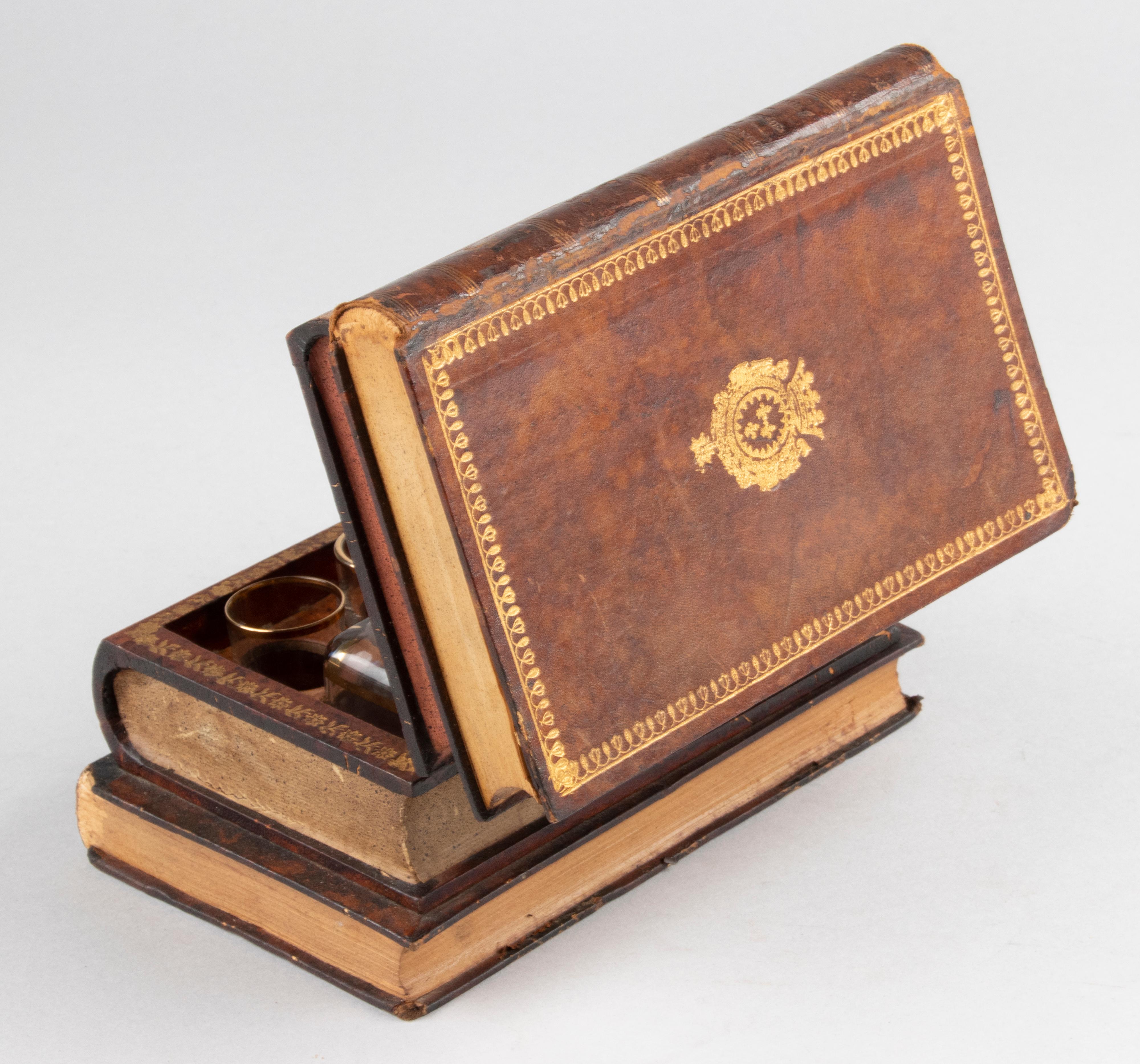 Late 19th Century French Book Shaped Liquor Cabinet 