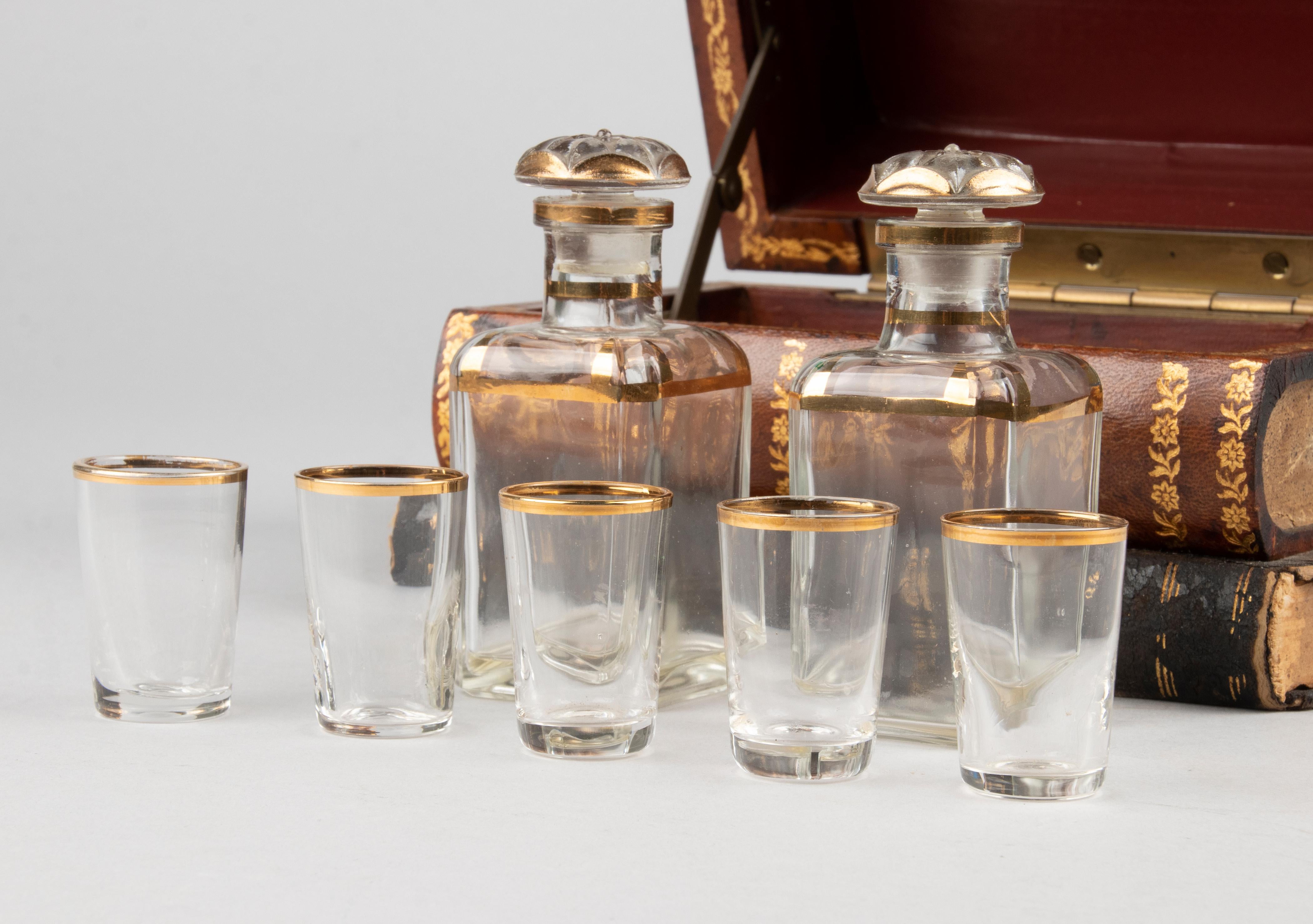 Late 19th Century French Book Shaped Liquor Cabinet 