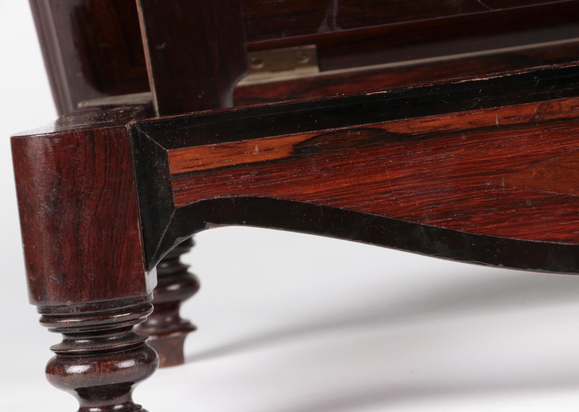 Late 19th Century French Book Stand Rack Made of Rosewood 3