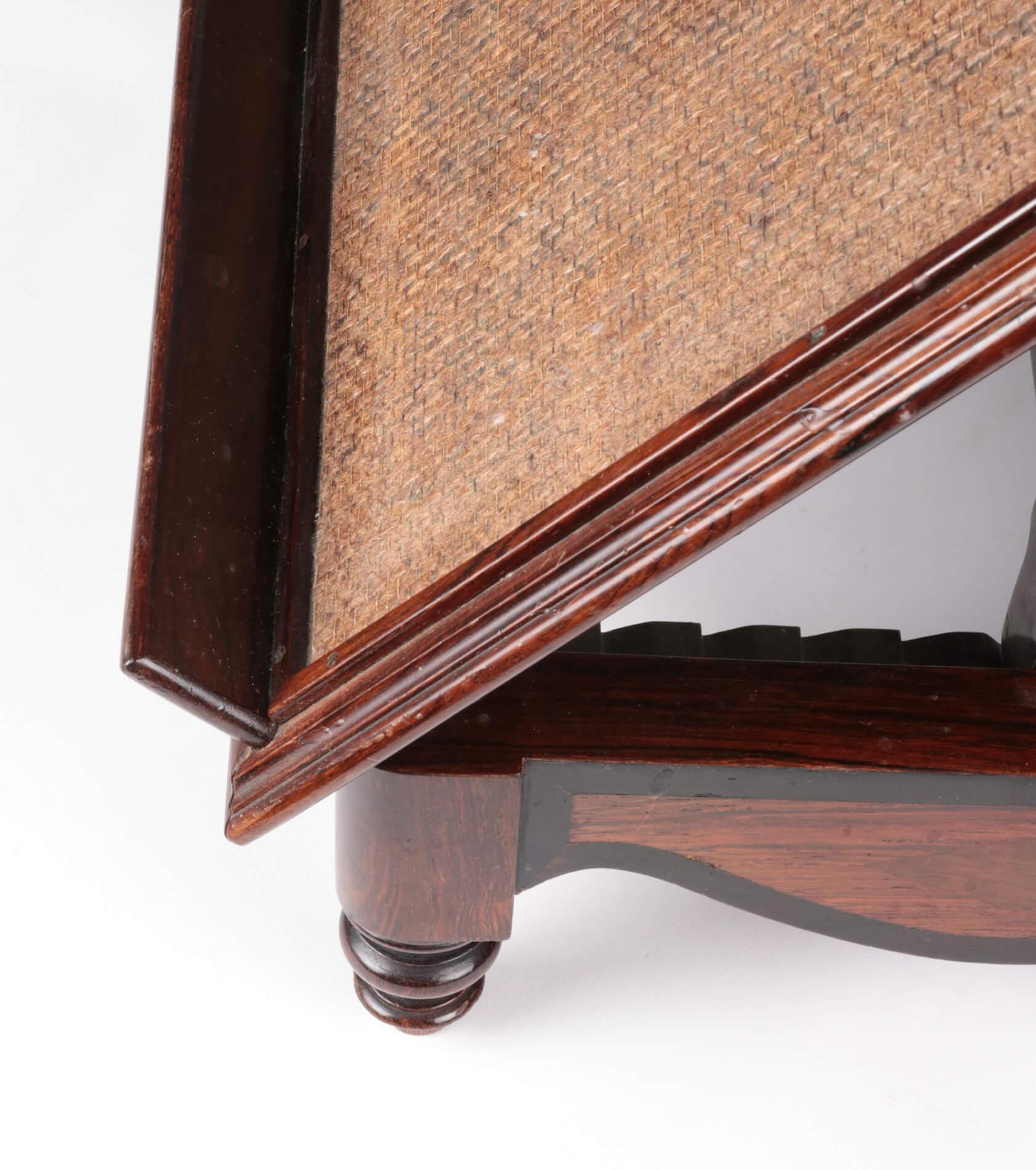 Late 19th Century French Book Stand Rack Made of Rosewood 4