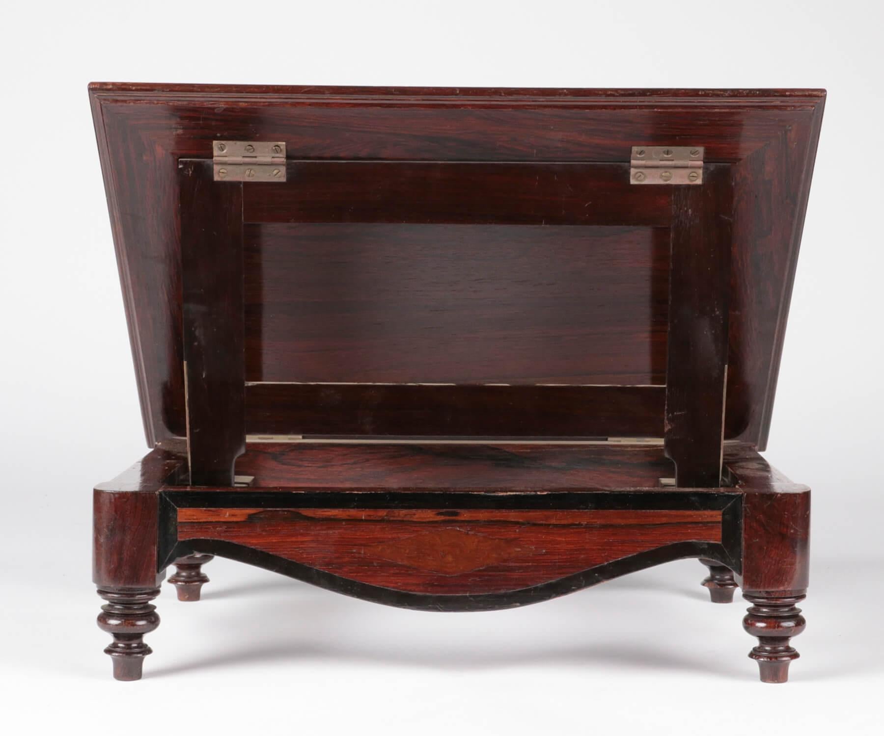 Late 19th Century French Book Stand Rack Made of Rosewood 8