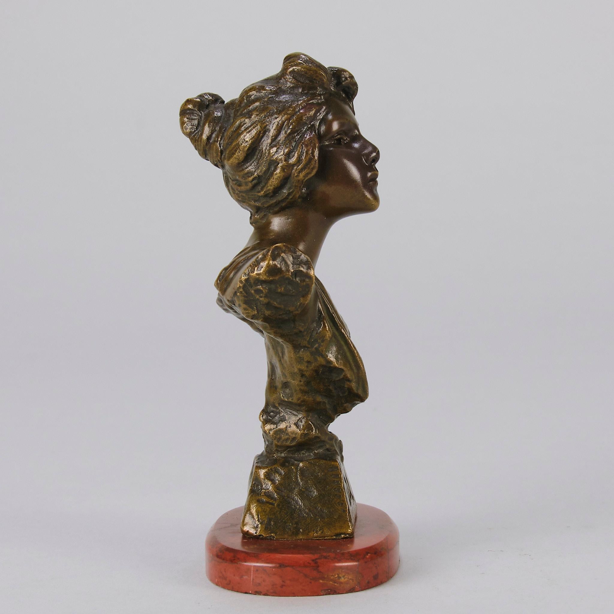 Late 19th Century French Bronze Bust entitled 
