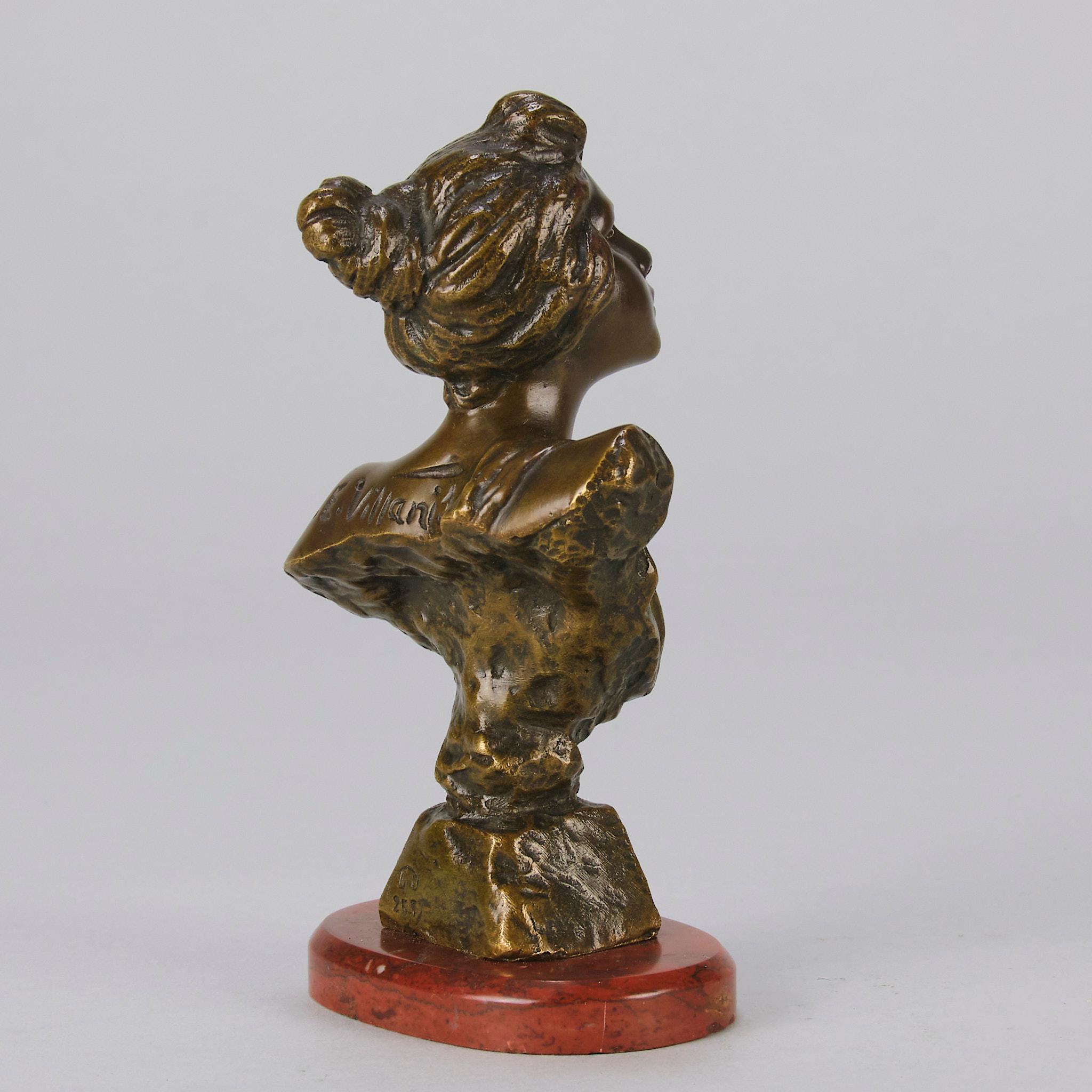 Late 19th Century French Bronze Bust entitled 