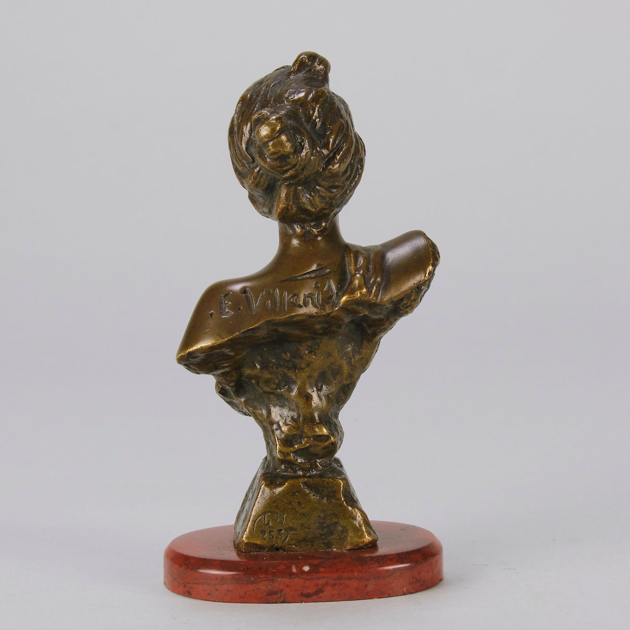 Late 19th Century French Bronze Bust entitled 