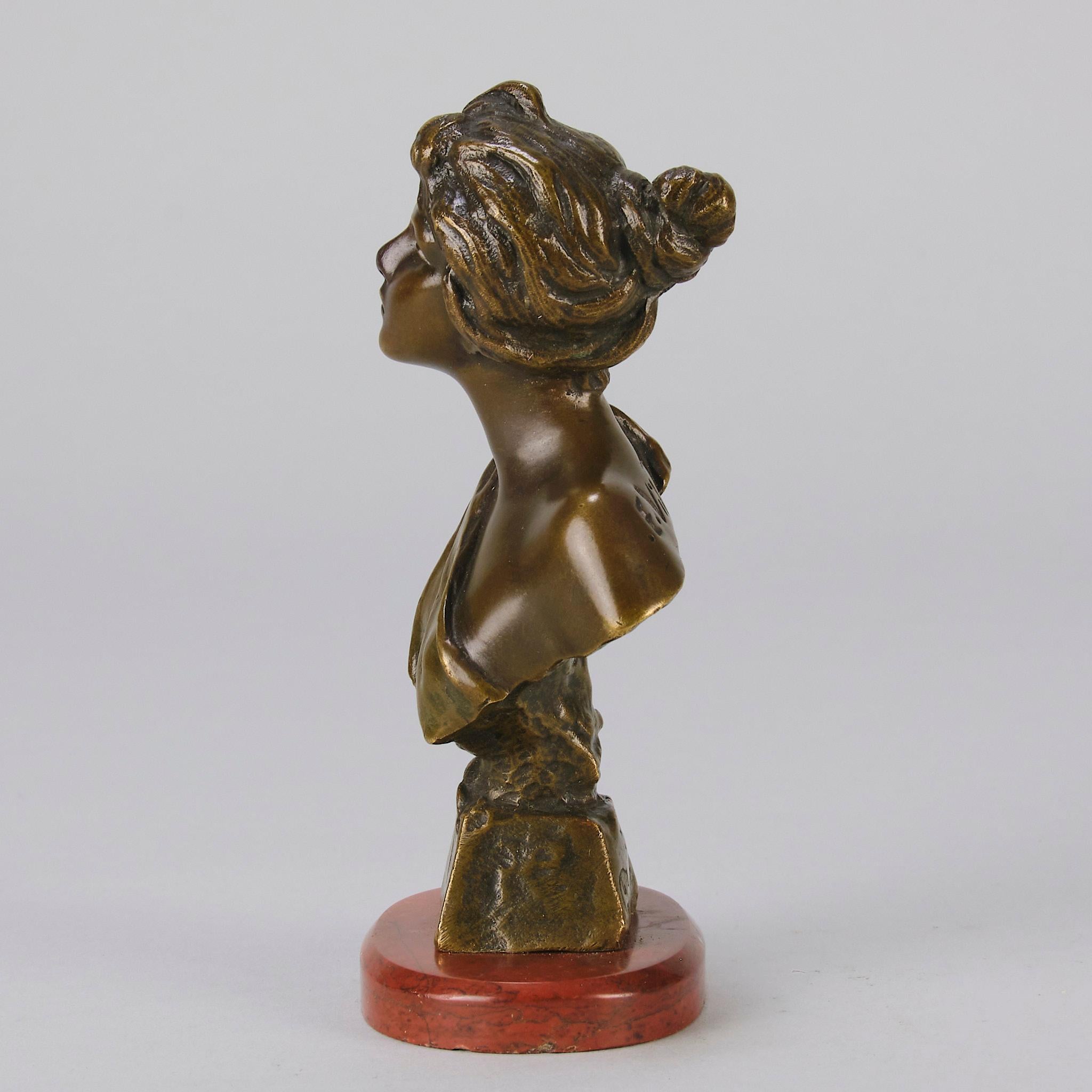 Late 19th Century French Bronze Bust entitled 