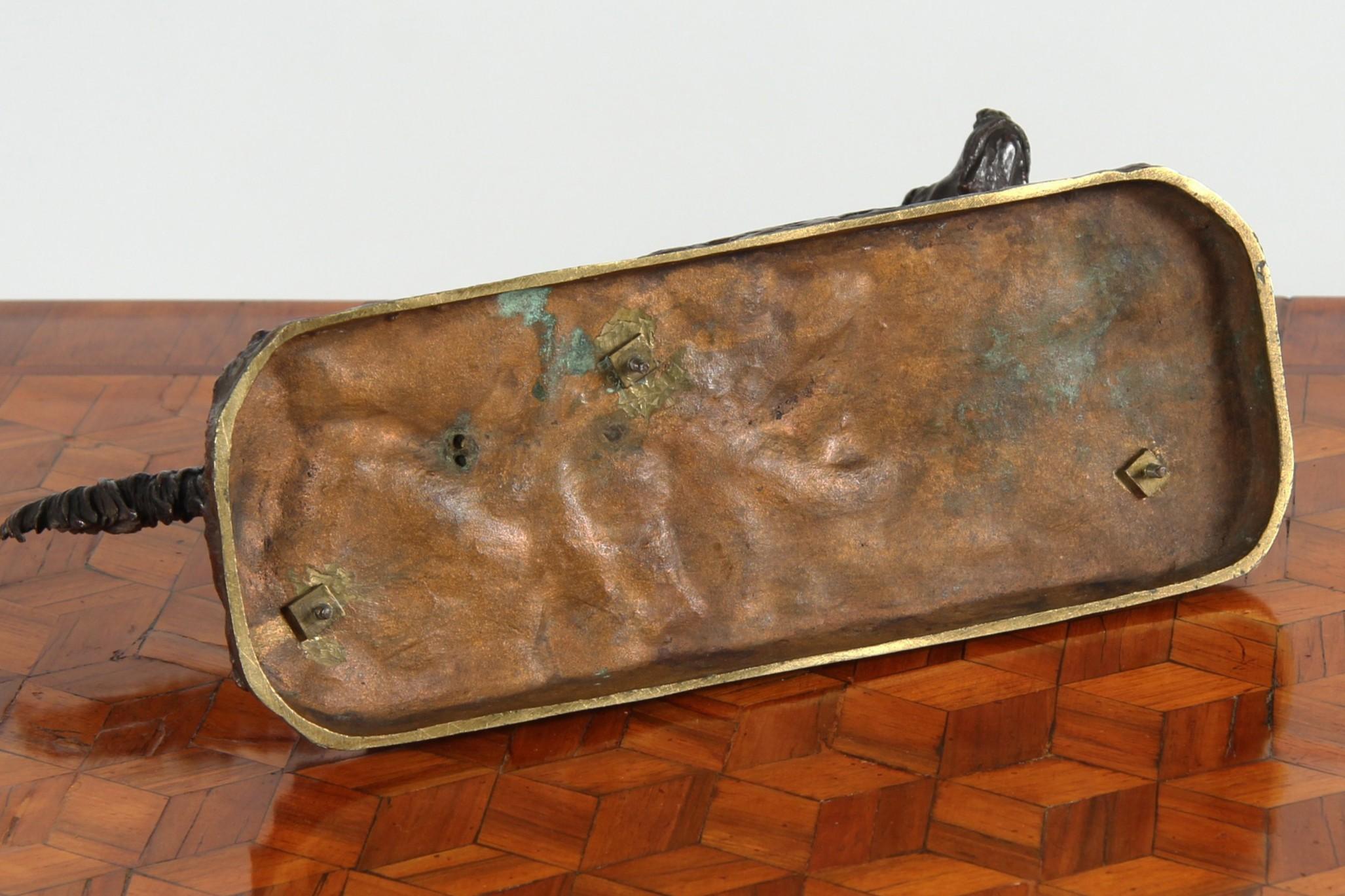 Cane in bronzo francese della fine del XIX secolo, Pierre-Jules Mène, 1870 circa in vendita 1