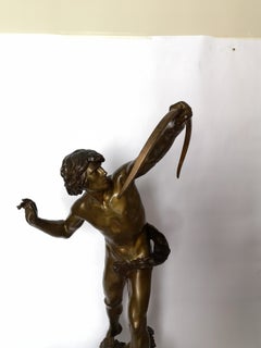 Late 19th Century French Bronze of Acteon by E. Laporte