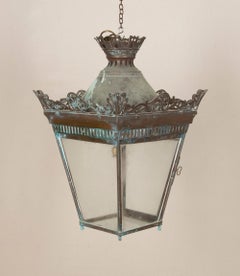Late 19th Century French Bronze Porch Lantern