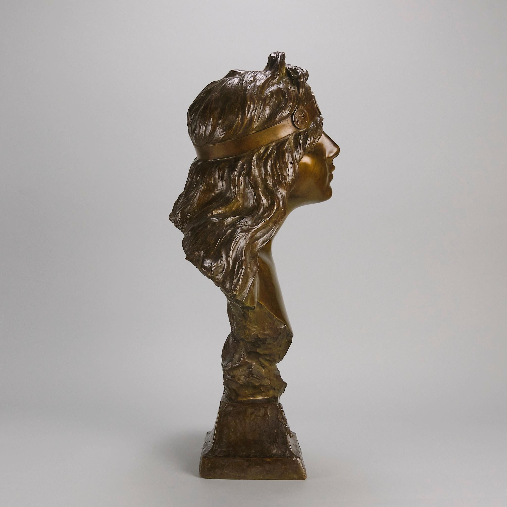 Moulage Sculpture en bronze française de la fin du XIXe siècle 