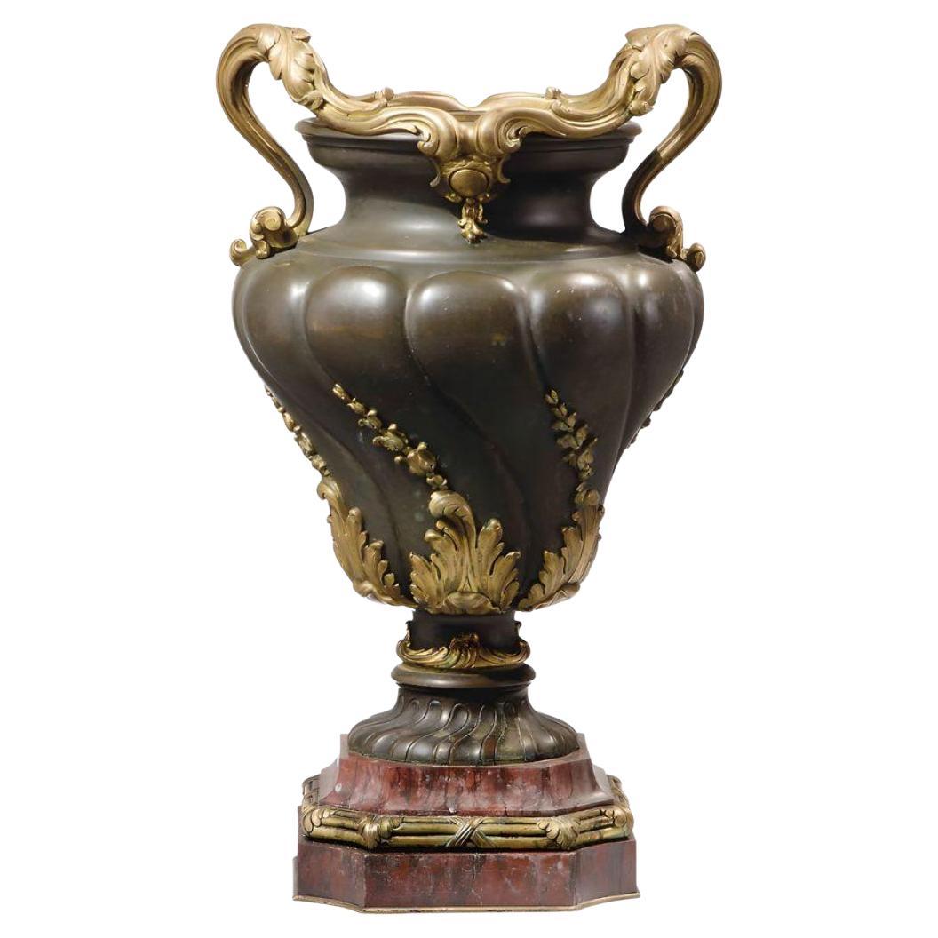Late 19th Century French Bronze Urn, Christie's 2011 Auction For Sale