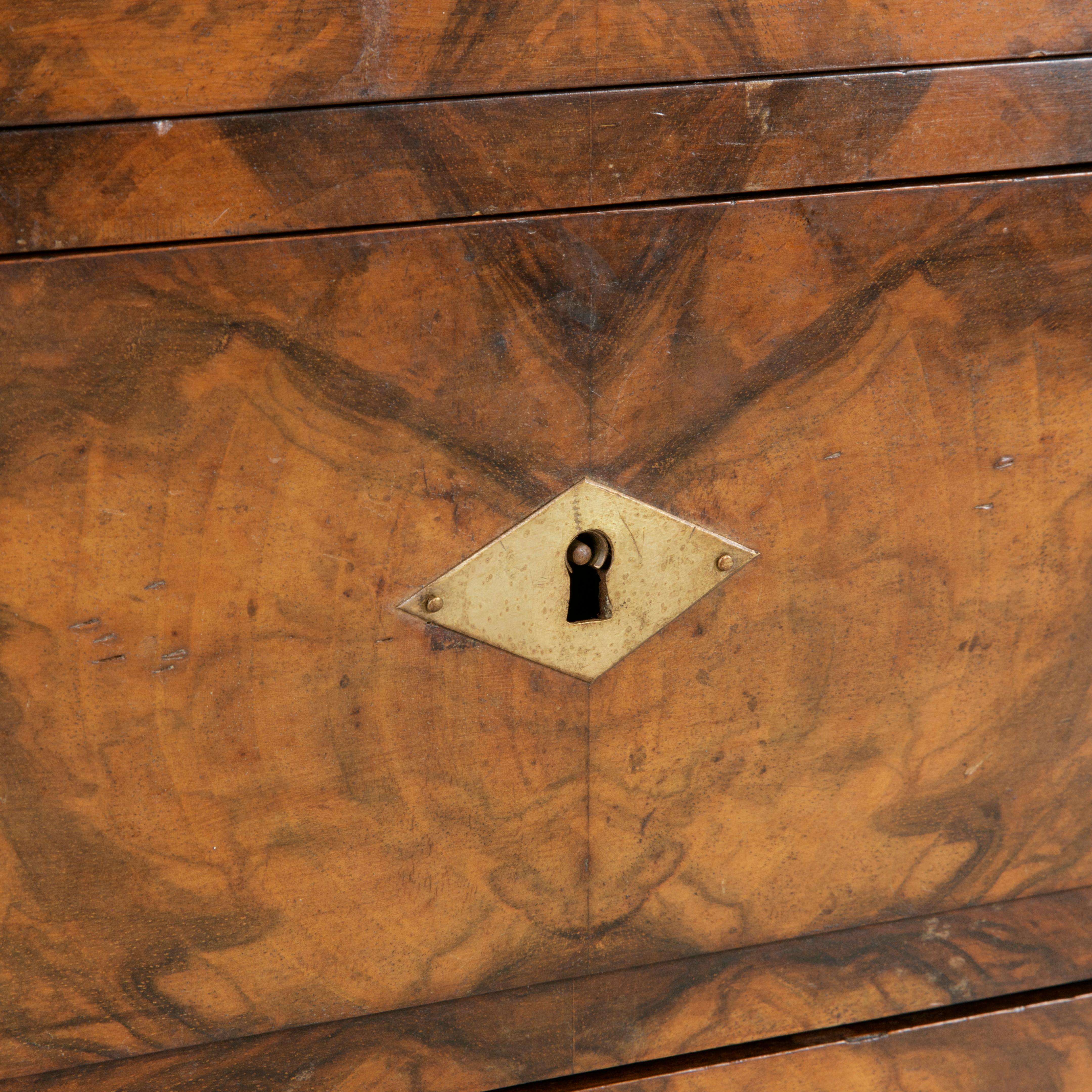 Late 19th Century French Burl Walnut Commode, Chest, or Nightstand 5