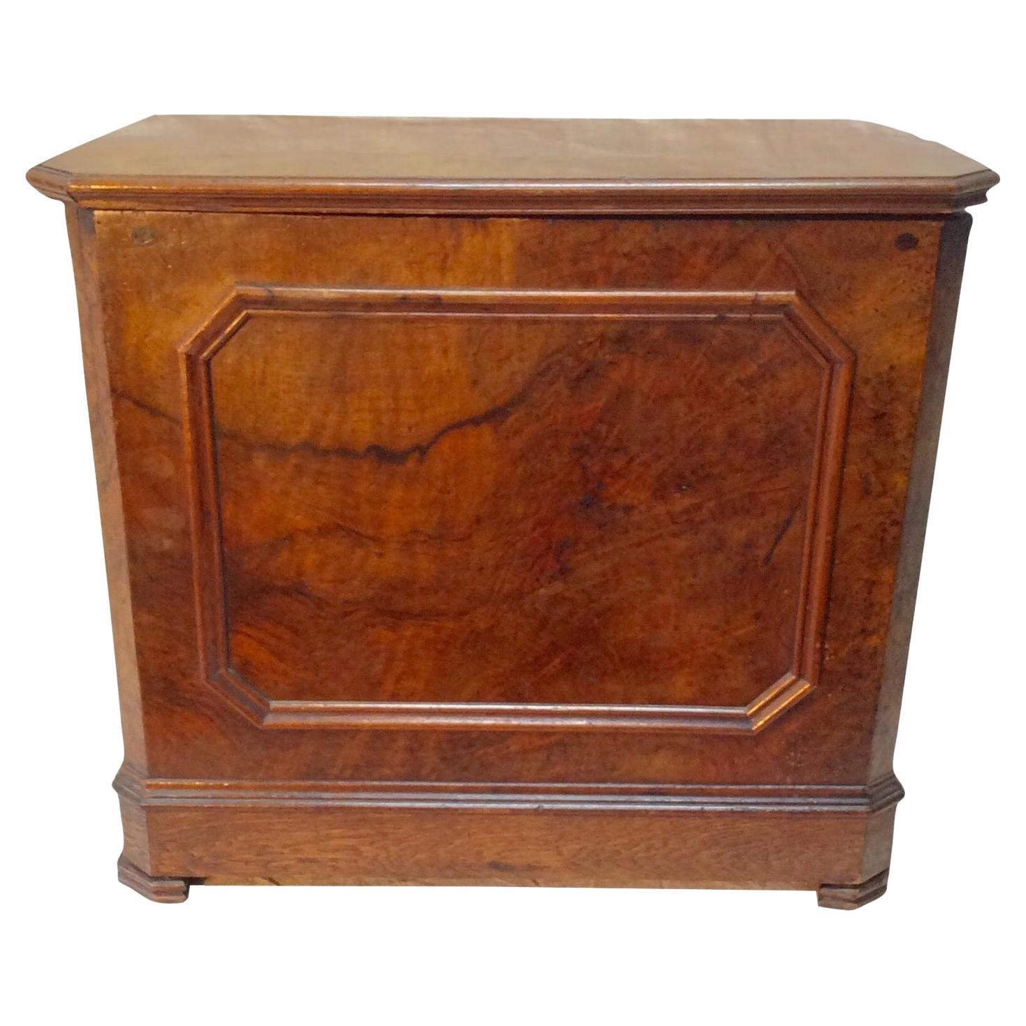 Late 19th Century French Burlwood Trunk