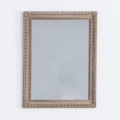 Late 19th Century French Carved Oak Mirror