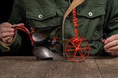 Late 19th Century French Cast Iron Salesman Sample Plow by Morcrette