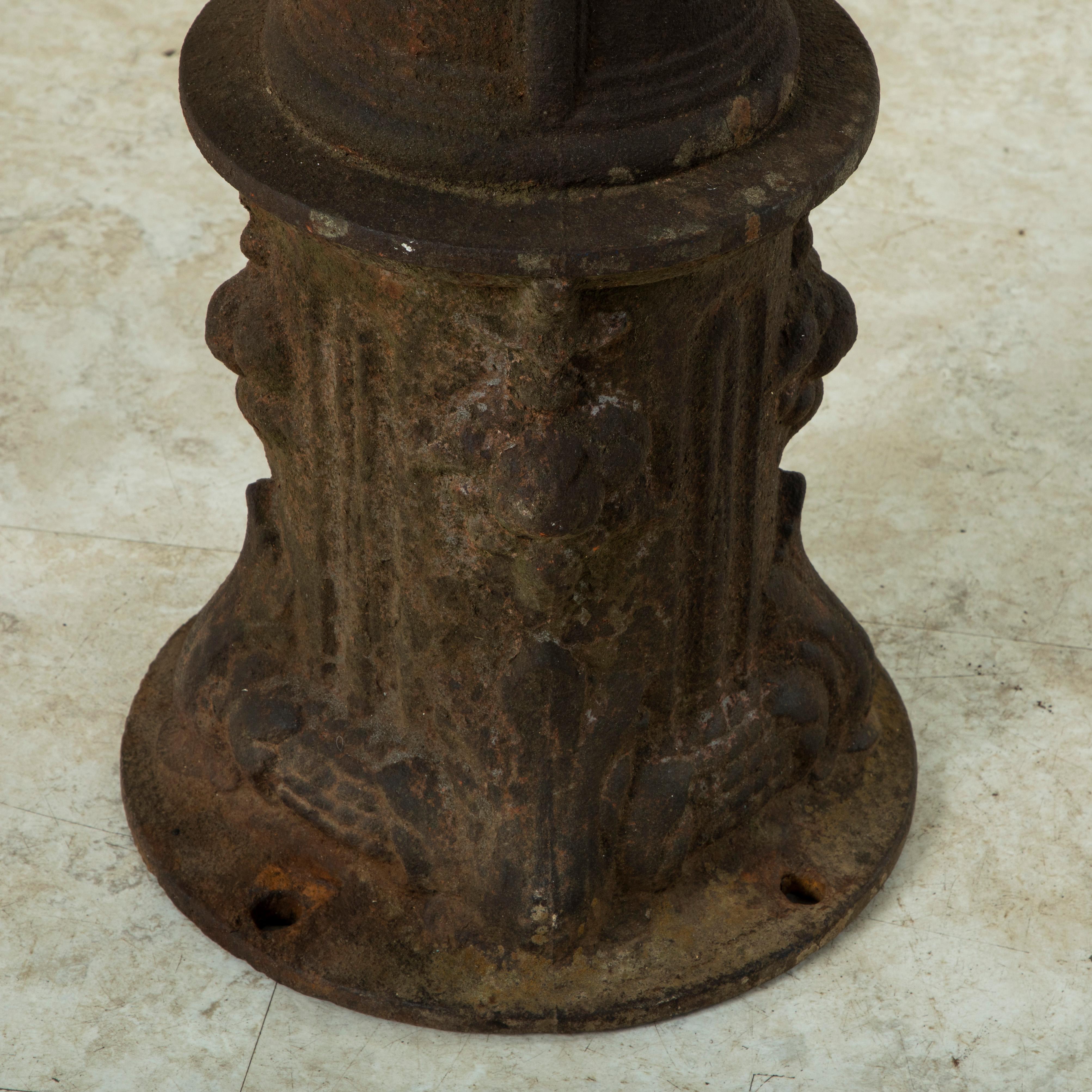 Late 19th Century French Cast Iron Village Pump or Fountain 9