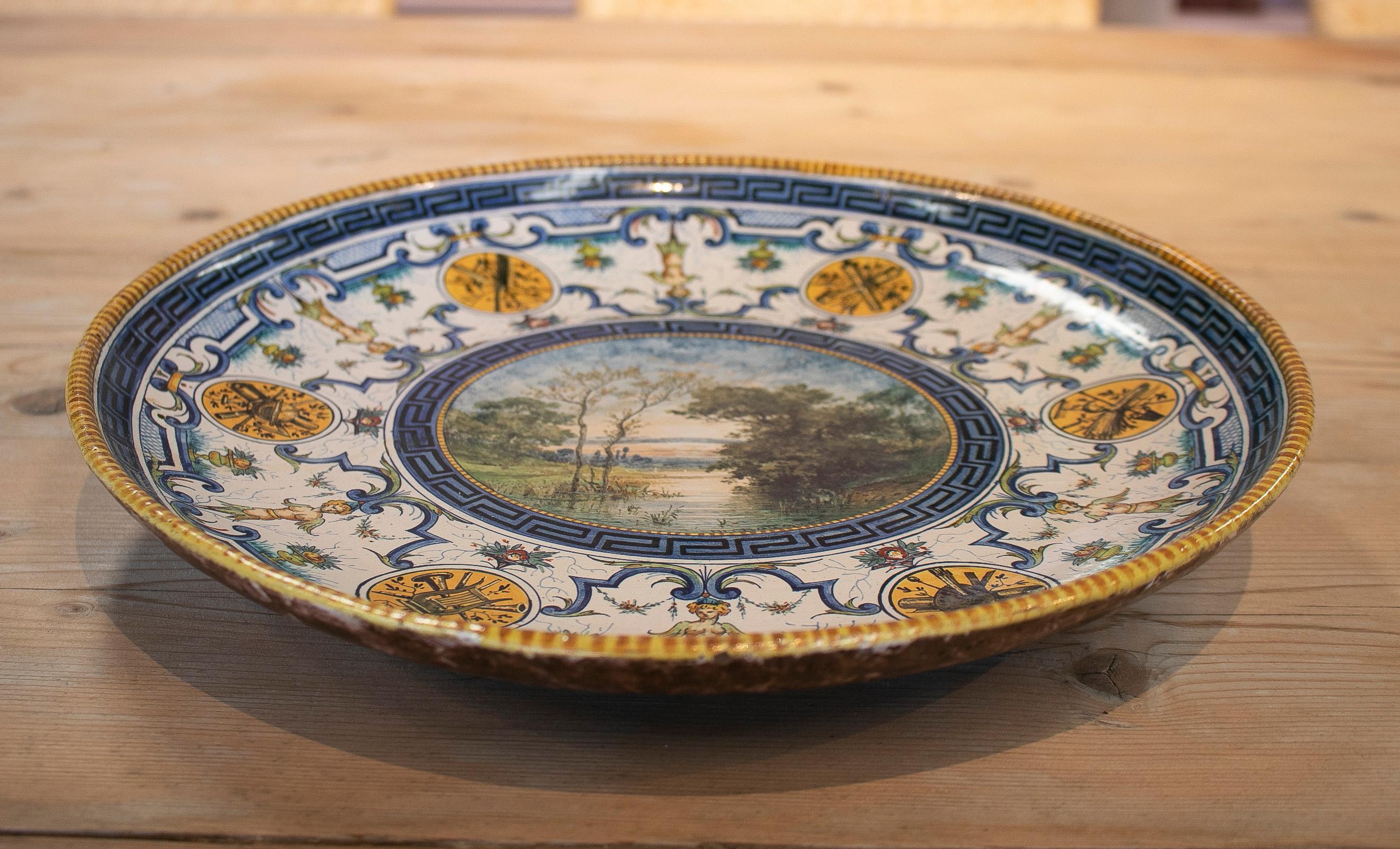 french ceramic plates